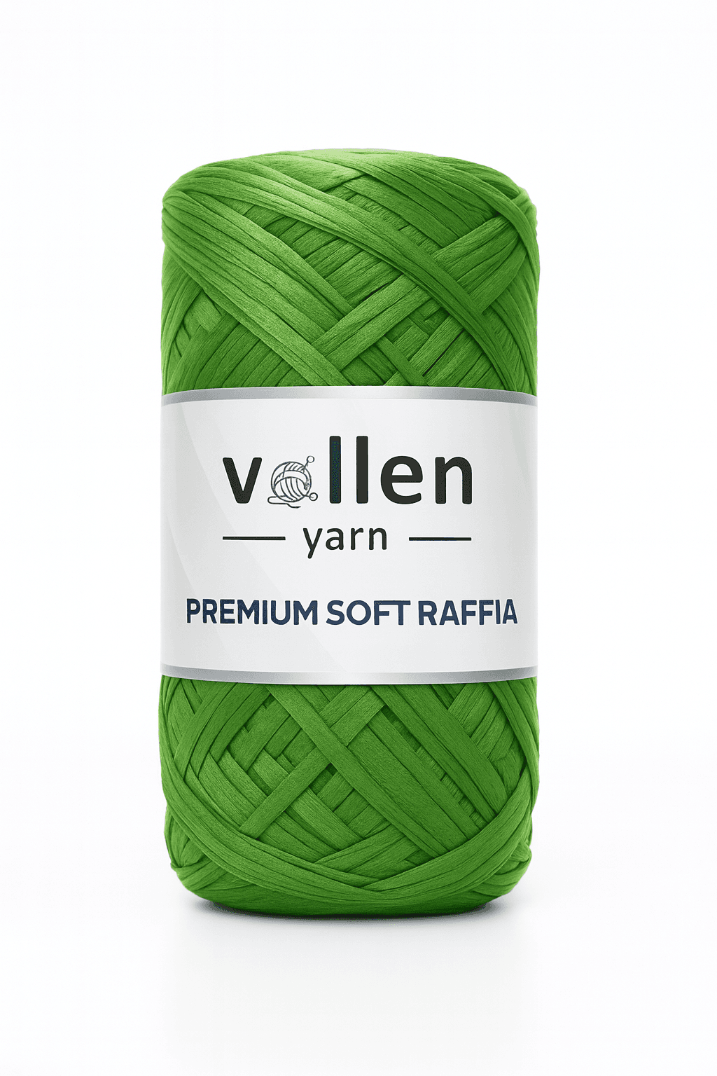 Premıum Softty Rafya, Doğal Yumuak Rafya İp  - 3711-Yeşil