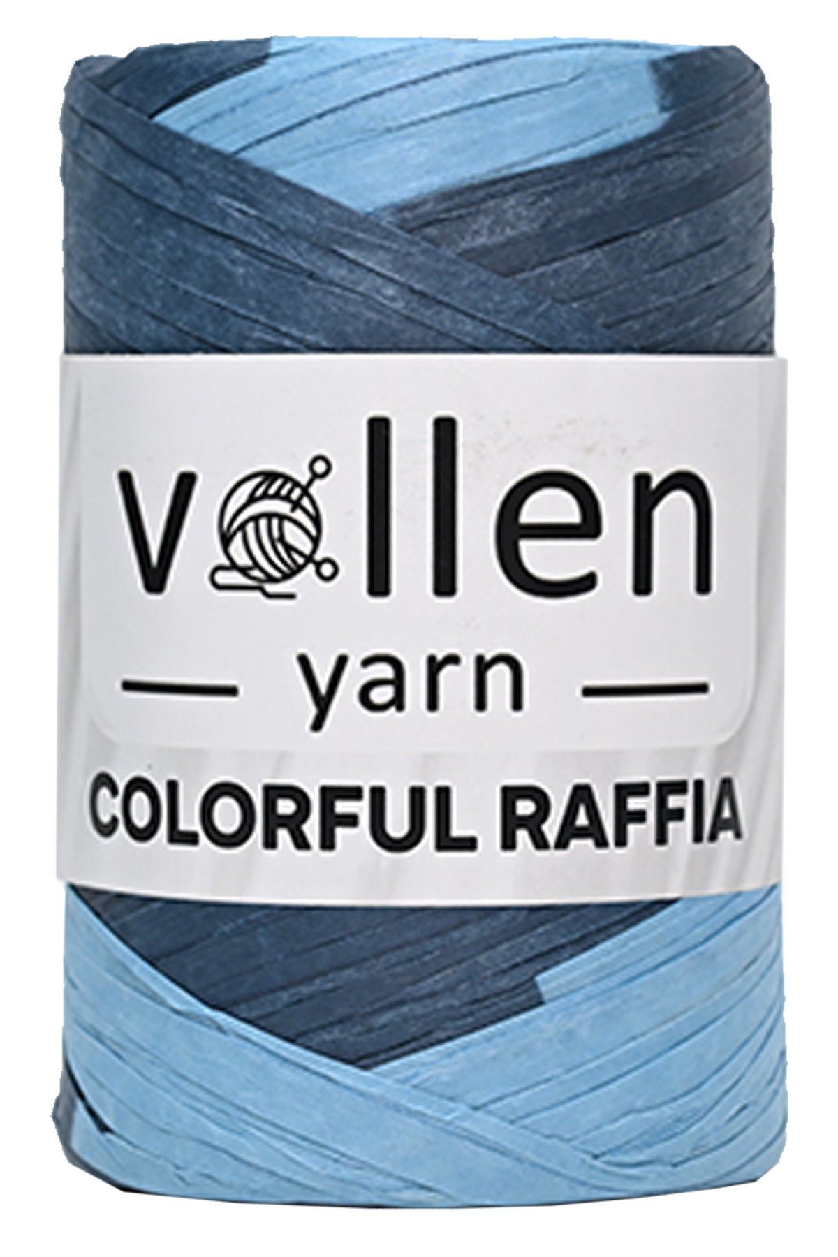 Vollen Yarn Premium Doğal Çok Renkli Rafya İpi 200Gr/300Mt