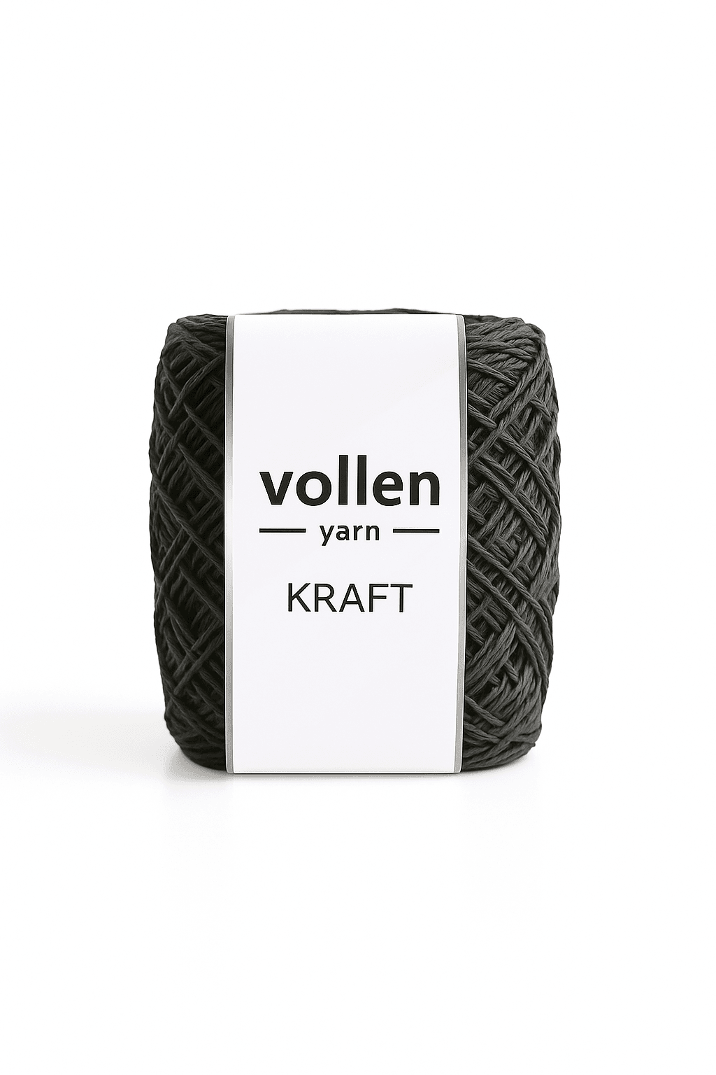 Premıum 100 Gr- 120 Mt Doğal Kağıt İp, Hasır Kağıt İplik,Rafya,Supla ipi, Çanta İpi - Siyah