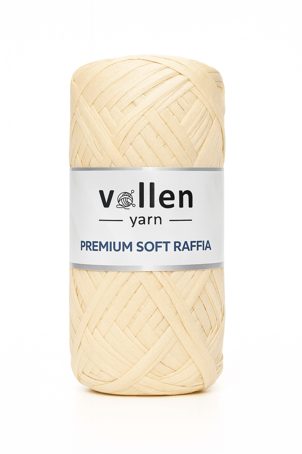 Premıum Softty Rafya, Doğal Yumuak Rafya İp  - 3708-Krem
