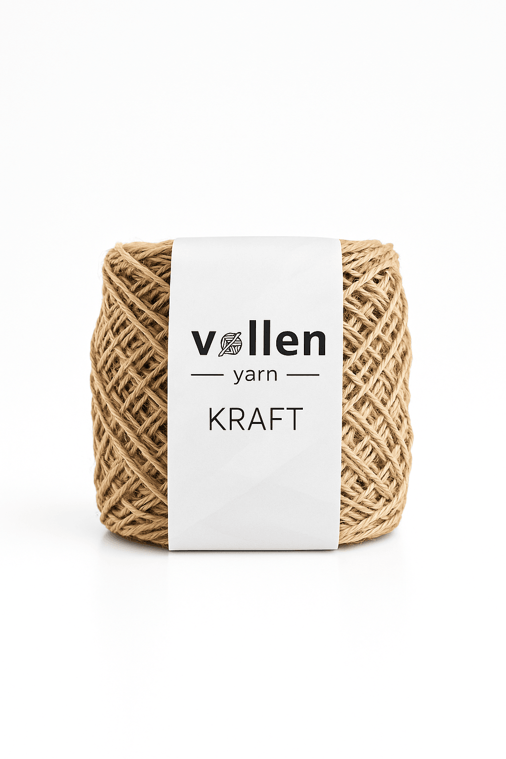 Premıum 100 Gr- 120 Mt Doğal Kağıt İp, Hasır Kağıt İplik,Rafya,Supla ipi, Çanta İpi - Naturel