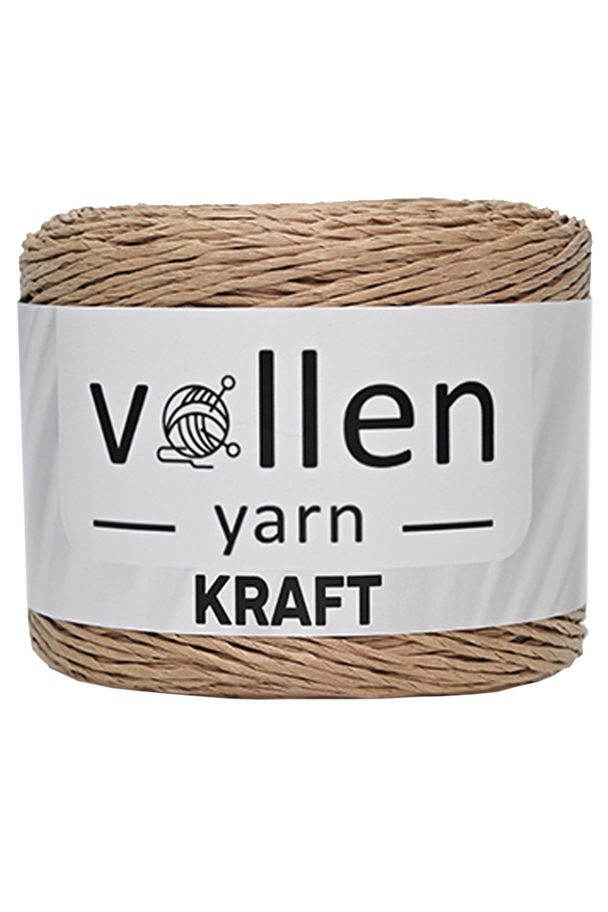 Vollen Yarn Premium Sarılmış Doğal Kağıt İp 250 Gr