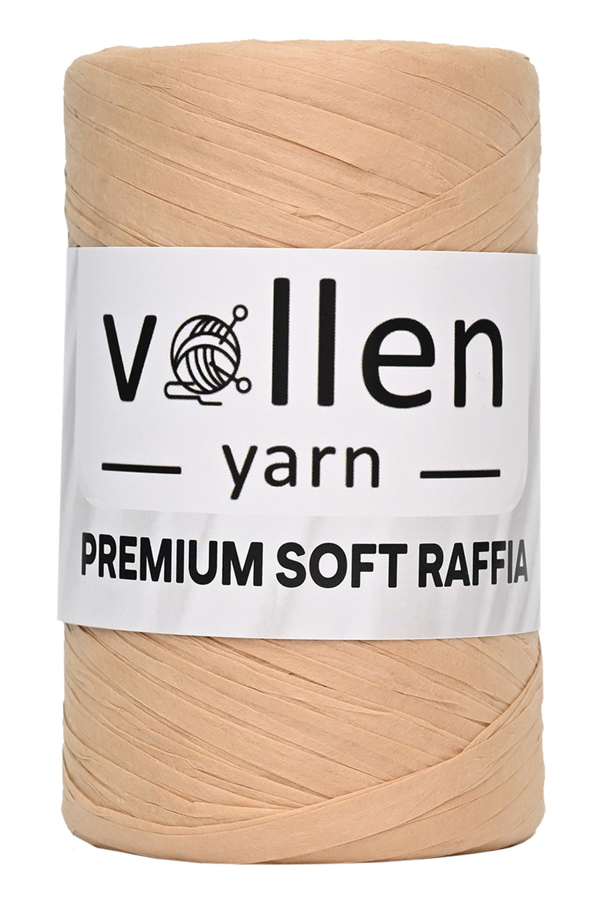 Vollen Yarn Premium Yumuşak Doğal Rafya İpi,100Gr/160Mt