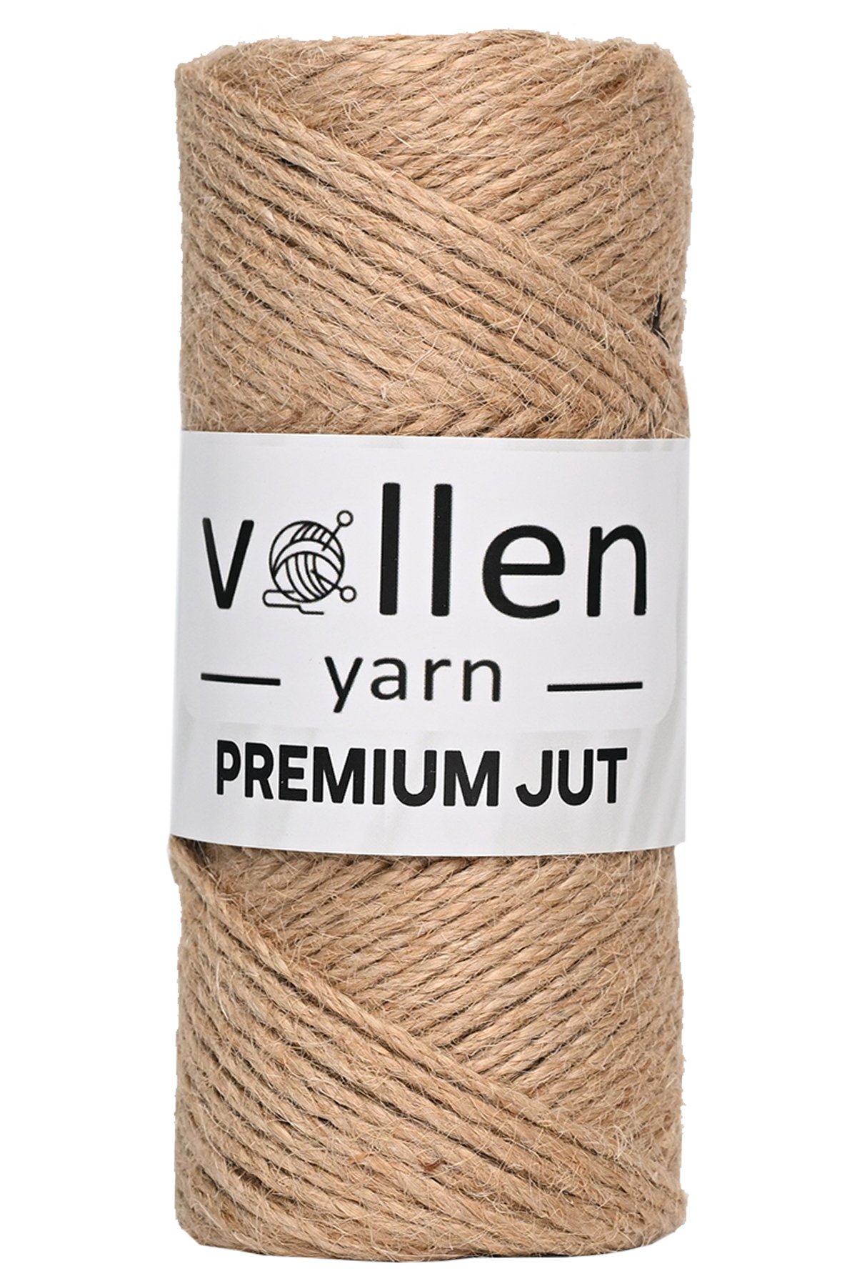 Vollen Yarn Premium Doğal Jüt İpi,Paketleme İpi,Kirnap İp,100Gr/100Mt 