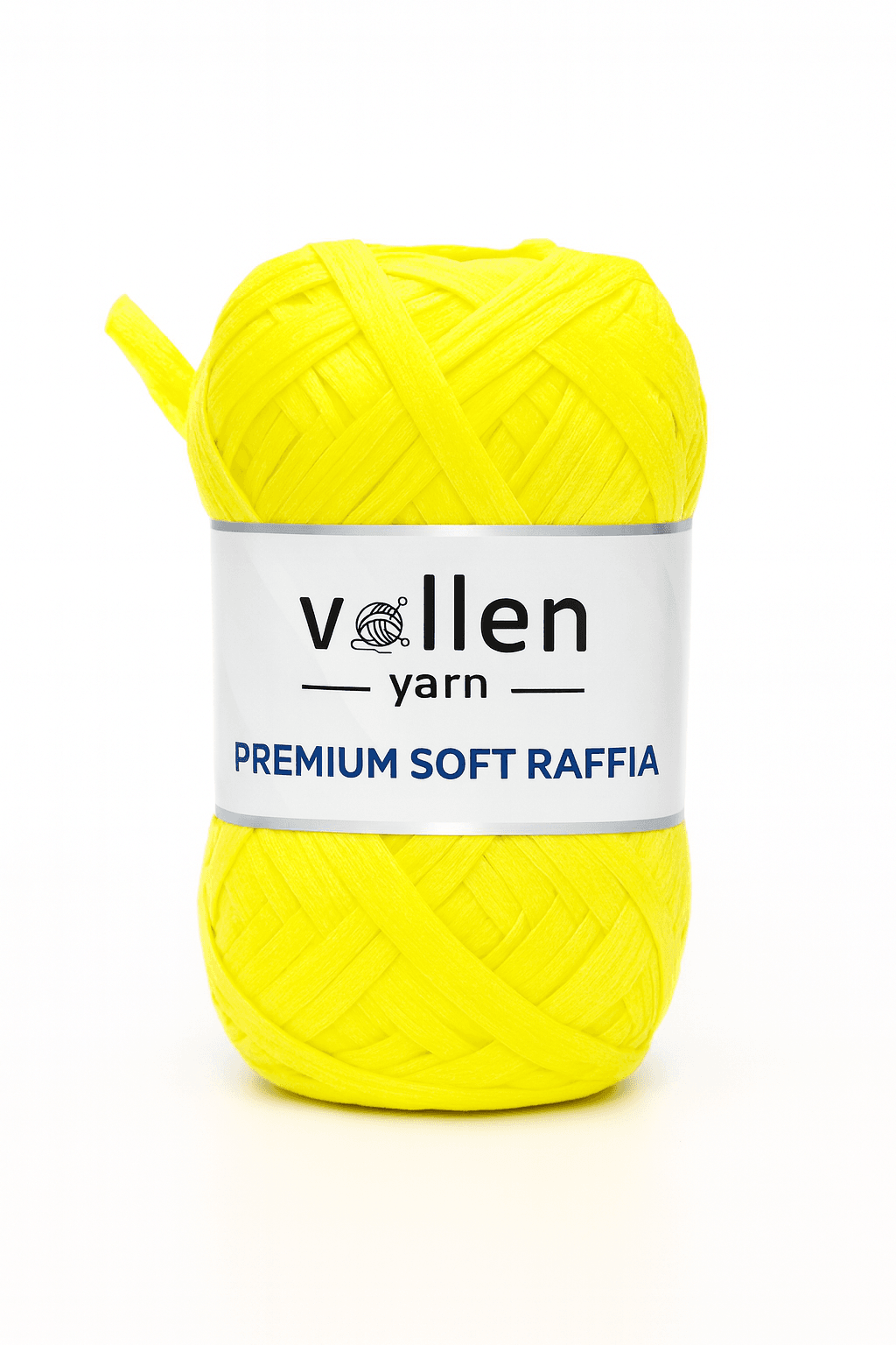 Premıum Softty Rafya, Doğal Yumuak Rafya İp  - 3702-Sarı