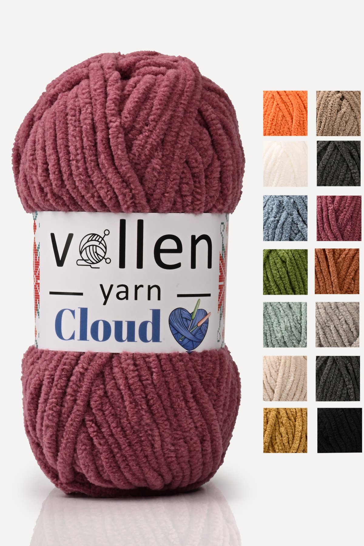 VollenYarn Cloud,kadife battaniye ipi,el örgü ipi,Tığ işi Hırka ipi,Amıgurumi oyuncak ipi