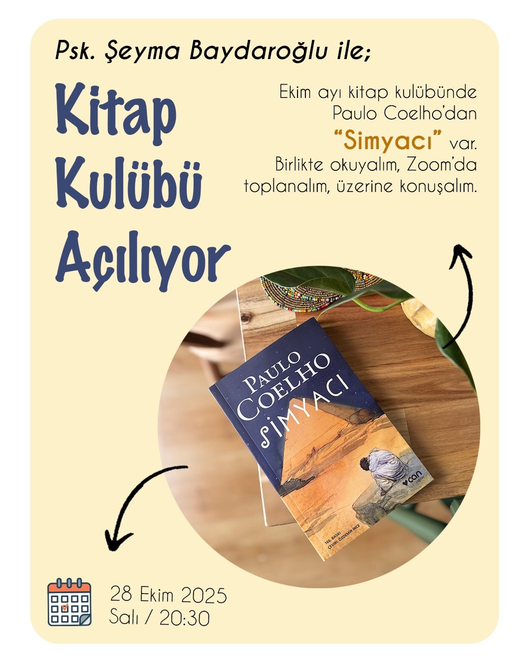 Kitap Kulübü  - 28 Ekim 2025 Salı (20.30 - 22.00)