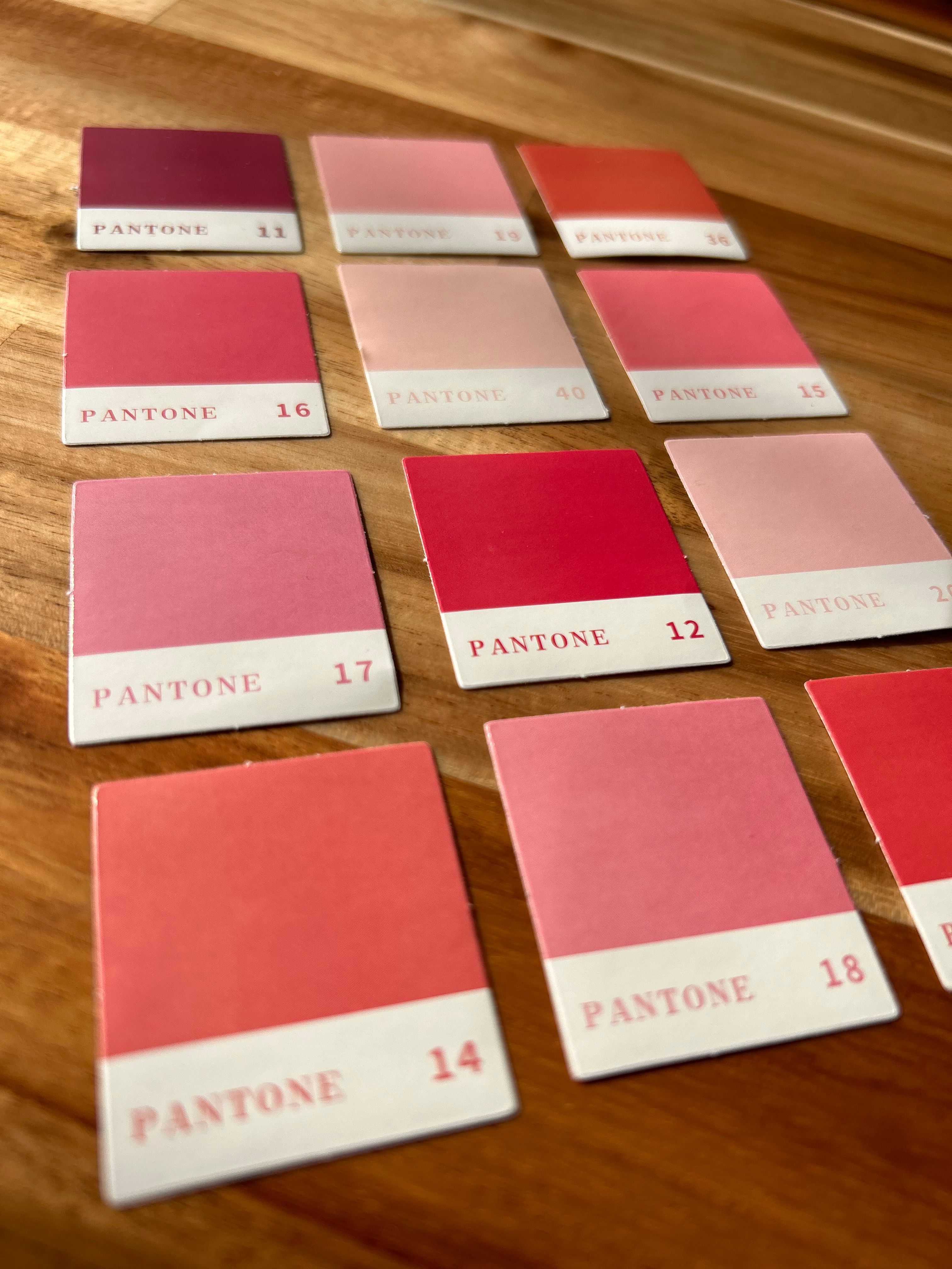 Pantone Pembe Renk Sticker