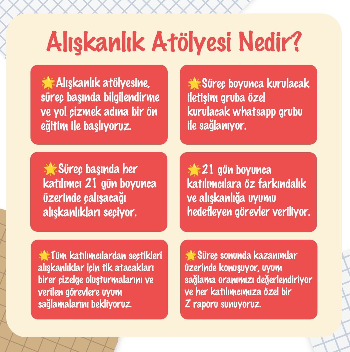 Alışkanlık Atölyesi 