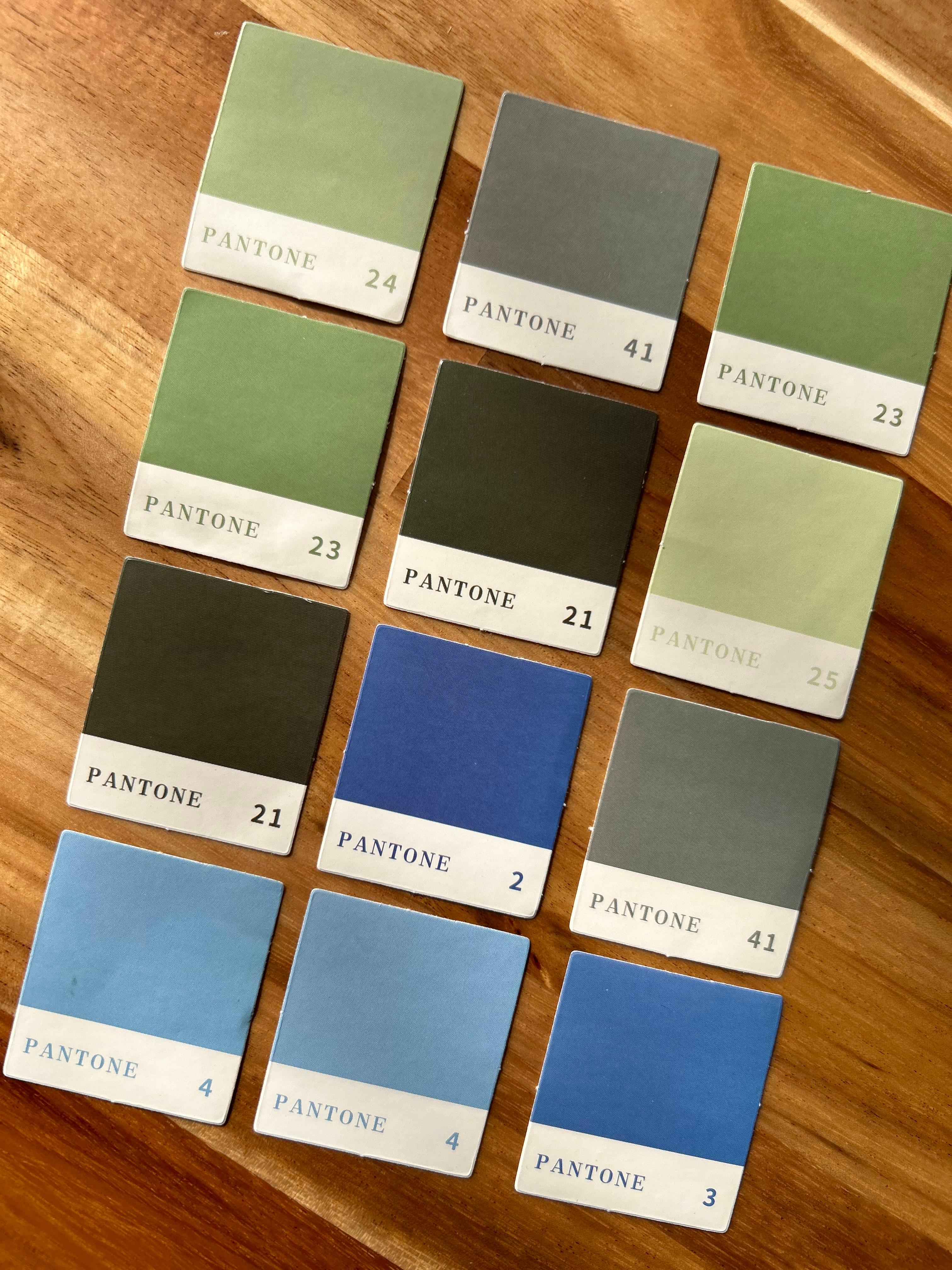 Pantone Yeşil Renk Sticker