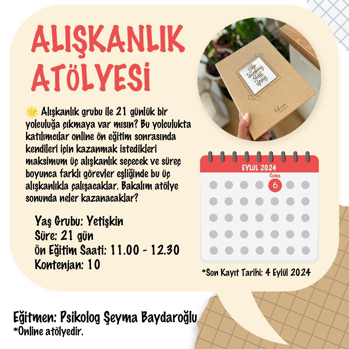 Alışkanlık Atölyesi 