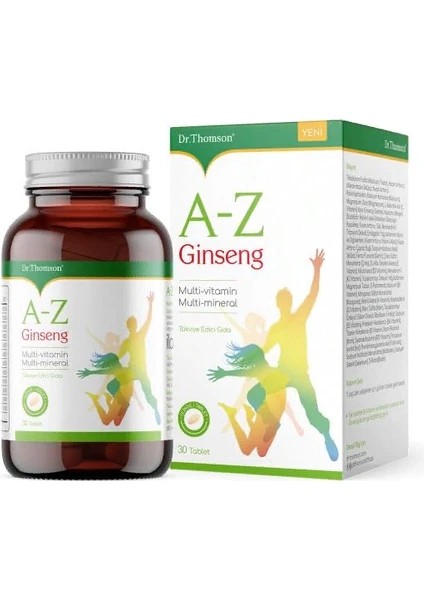 Dr. Thomson A-Z Ginseng Multivitamin Ve Multimineral 30 Tablet