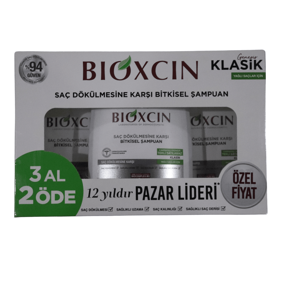 Bioxcin Genesis Yağlı Saçlar İçin Şampuan 300 ml - 3 Al 2 Öde