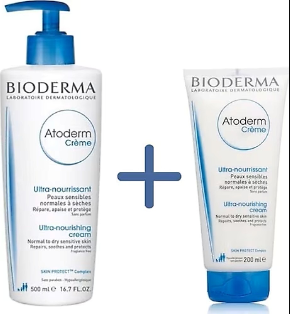 Bioderma Atoderm Cream Ultra 500 ml + Atoderm Cream Ultra 200 ml