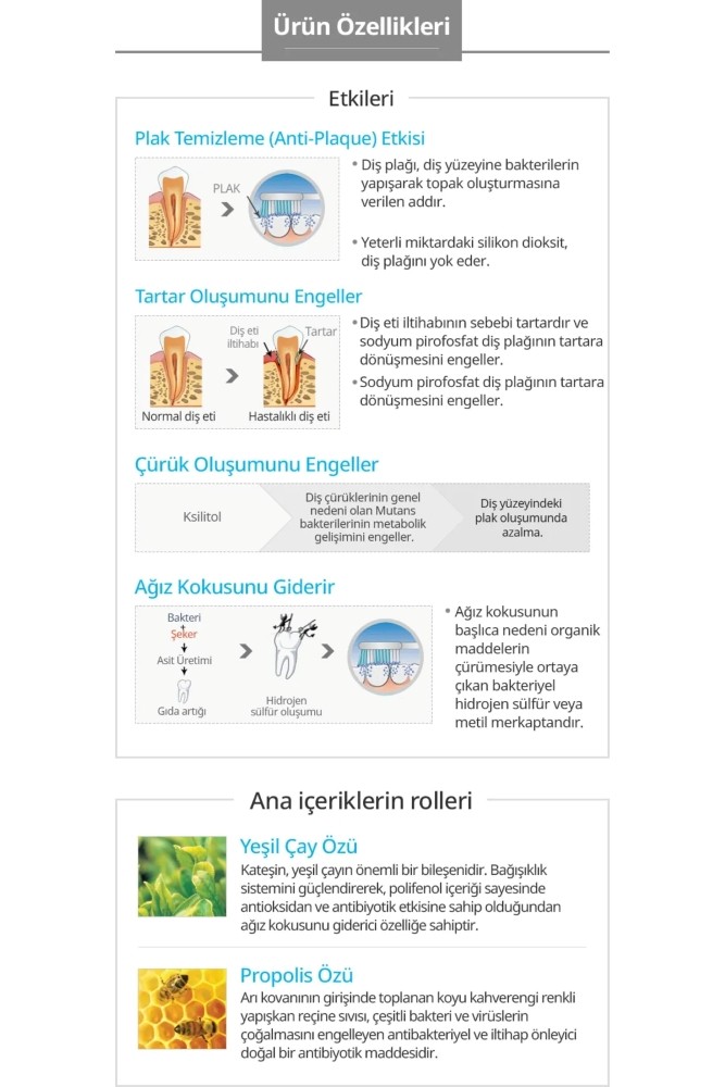 Atomy Propolis Ve Yeşil Çay Özlü Diş Macunu (200gr)