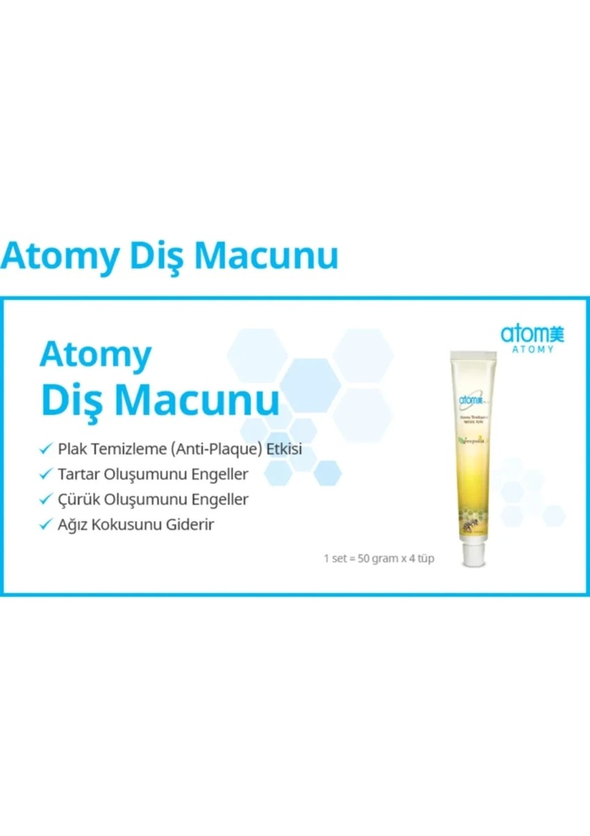 Atomy Propolis Diş Macunu 50 gr x 4 Adet