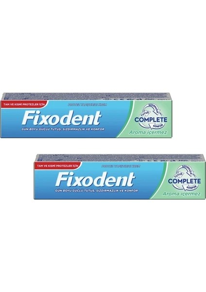 Fixodent Protez Yapıstırıcı Krem 47 gr AROMASIZ (2adet)