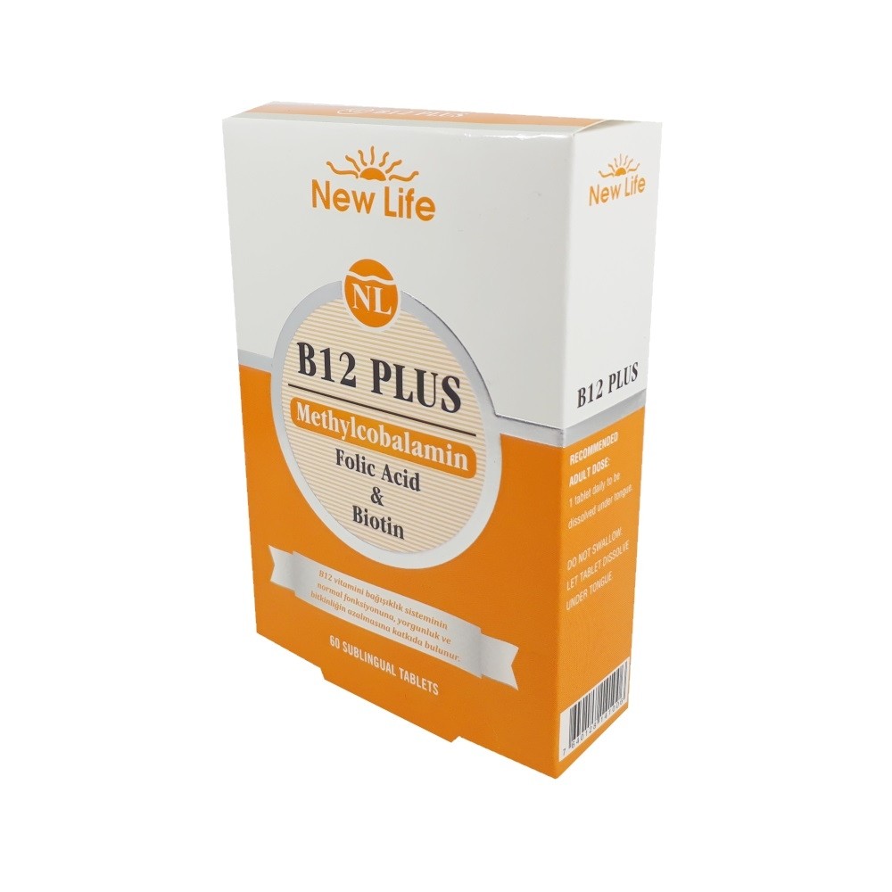 New Life B12 Plus Methylcobalamin 60 Tablet