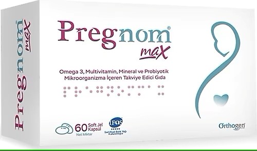 Pregnom Max 60 Soft Jel Kapsül