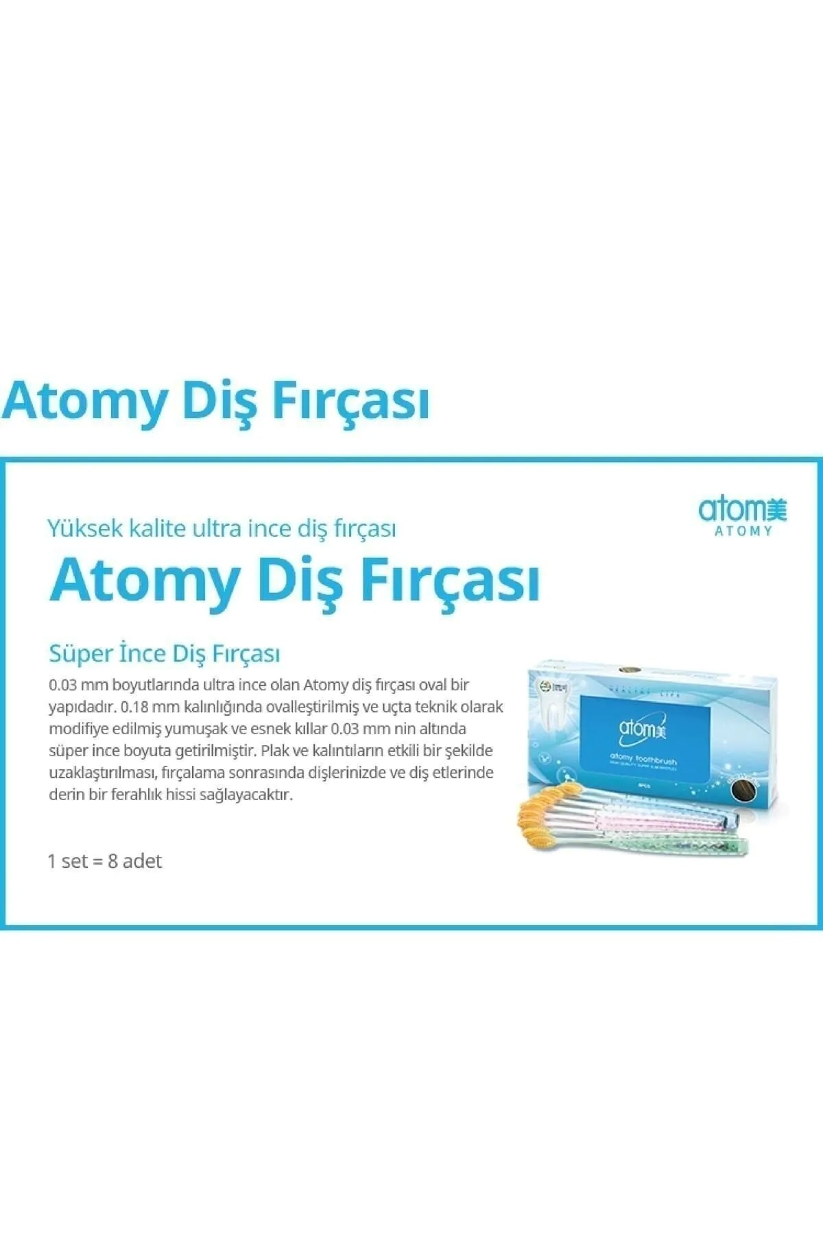 Atomy Diş Fırçası 4'lü Set