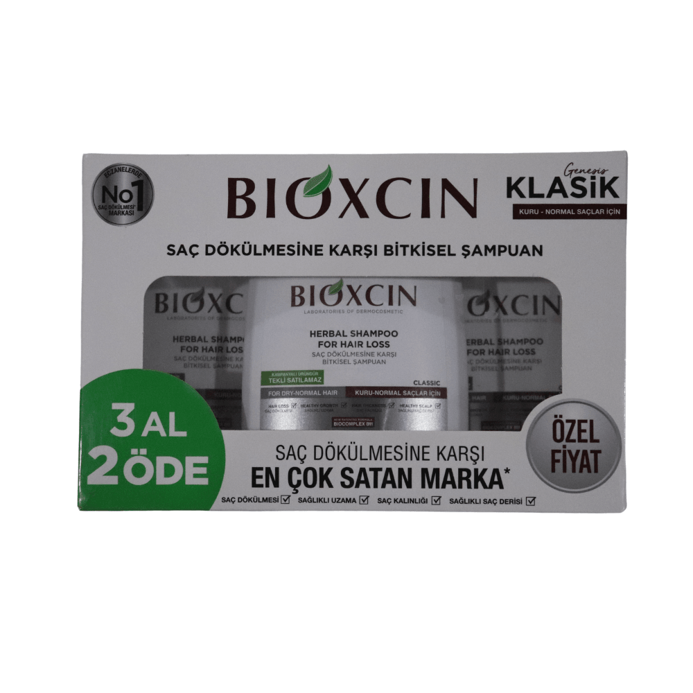 Bioxcin Genesis Kuru ve Normal Saçlar İçin Şampuan 300 ml - 3 Al 2 Öde