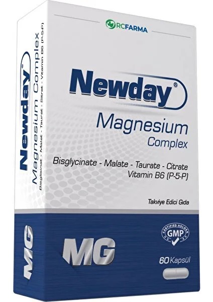 Newday Magnezyum Complex 60 Kapsül