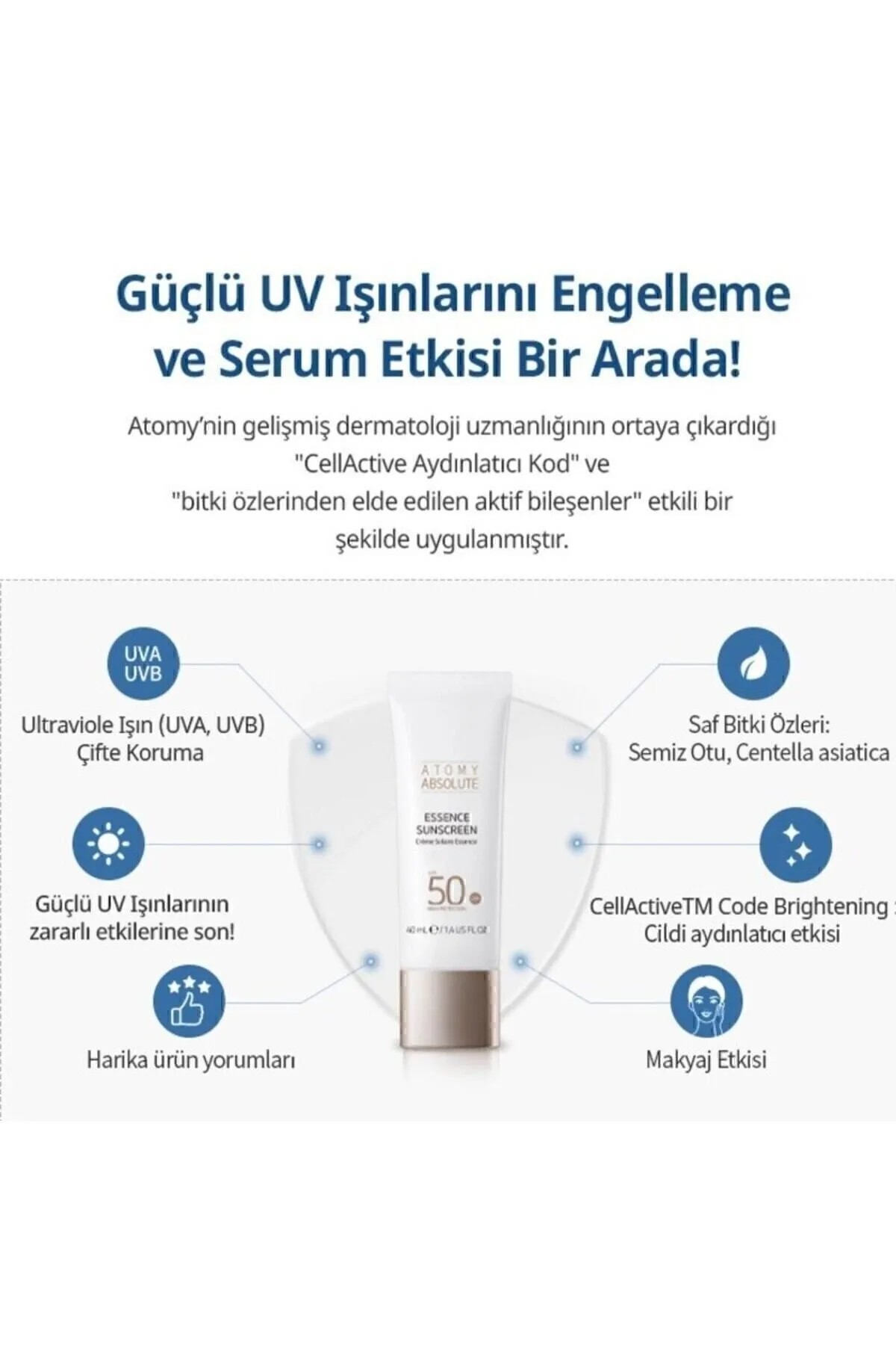 Atomy Absolute Essence Güneş Kremi Uv Koruyucu