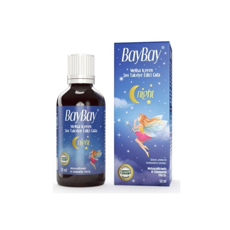 Baybay Night Melisa İçeren Bitkisel Damla 50 ml