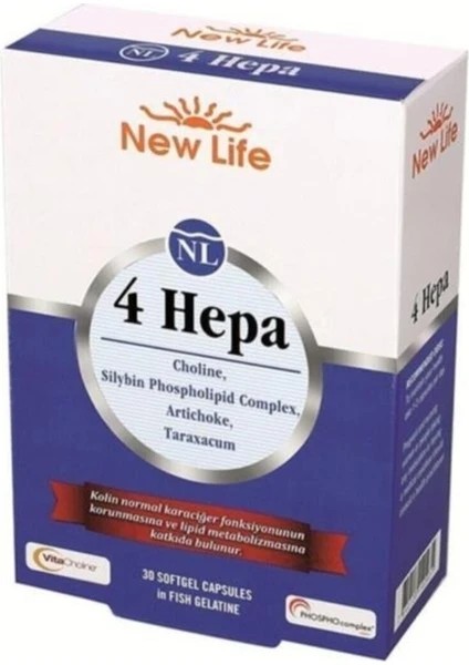 New Life 4 Hepa 30 Yumuşak Kapsül