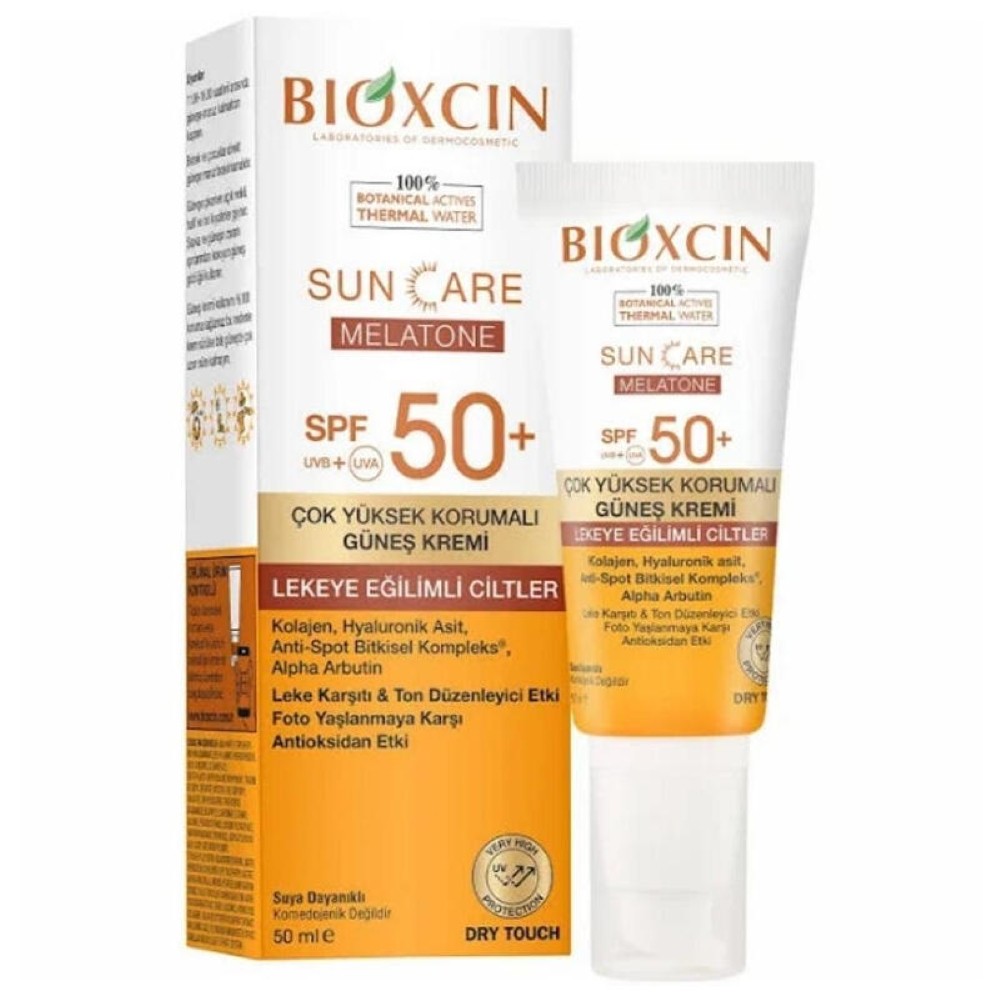 Bioxcin Sun Care Melatone Leke Eğilimli Ciltler İçin Renkli Güneş Kremi SPF50+ 50 ml