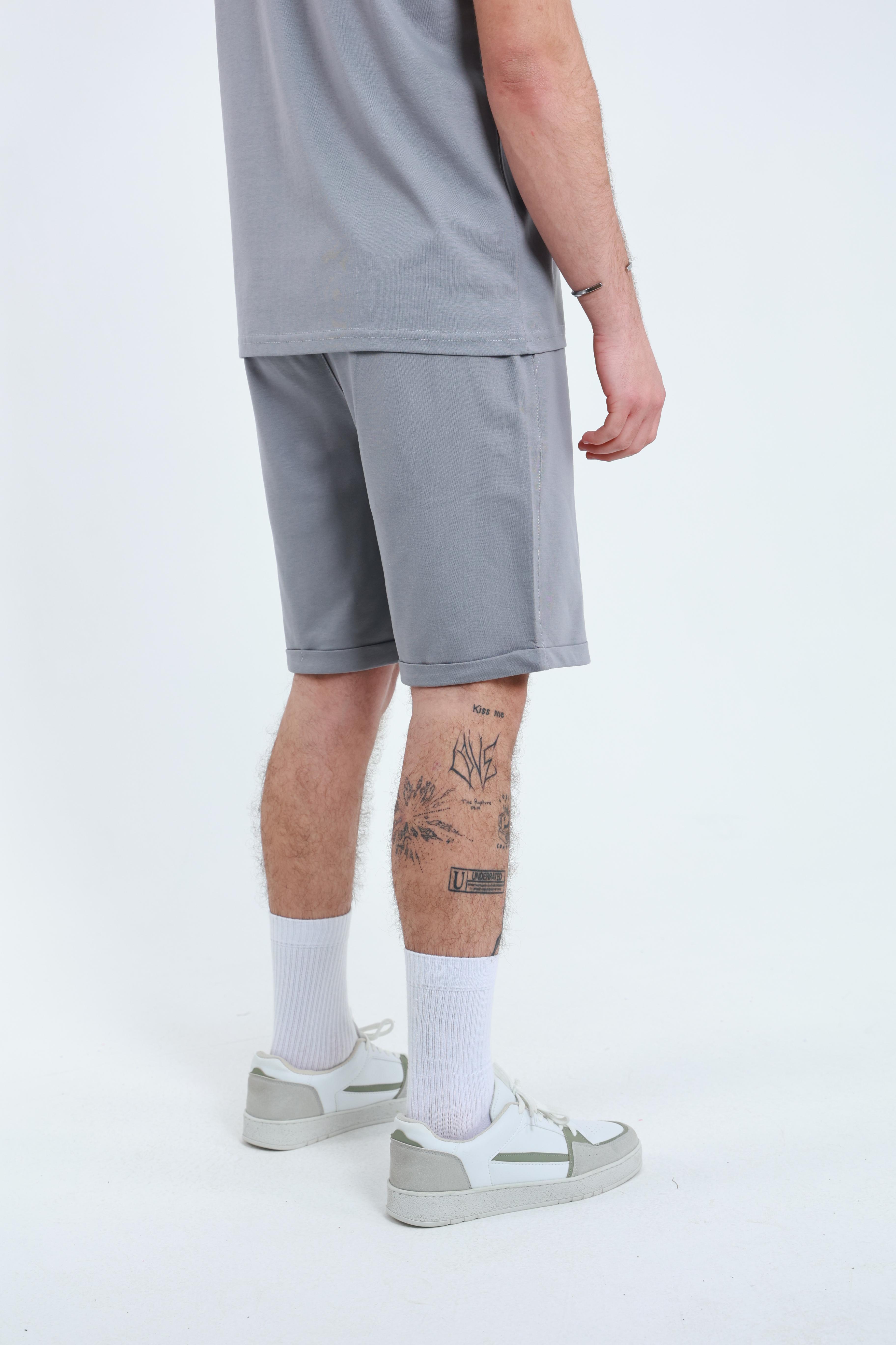 Şort T-Shirt Takım Gri