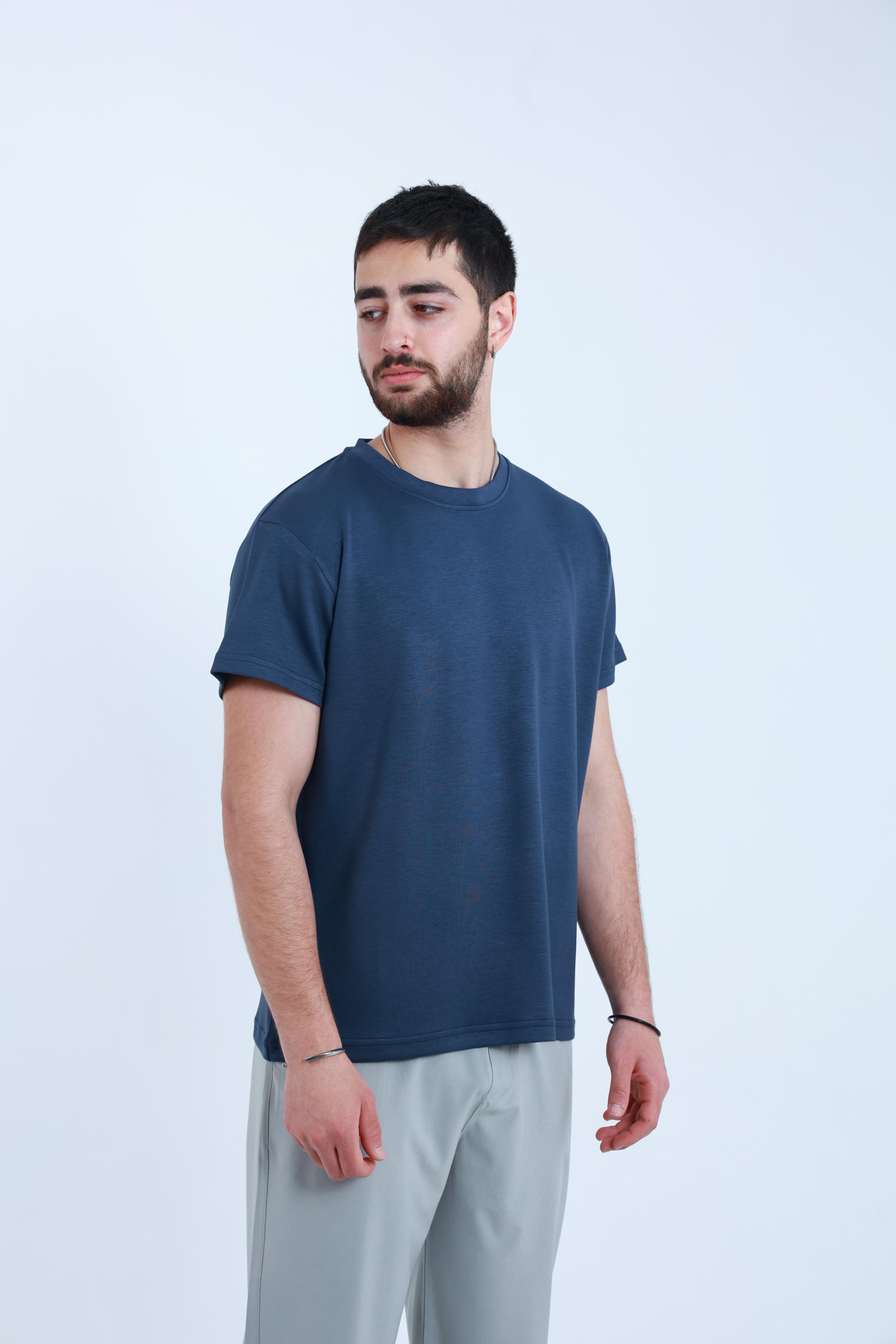 Modal Regular T-Shirt Füme