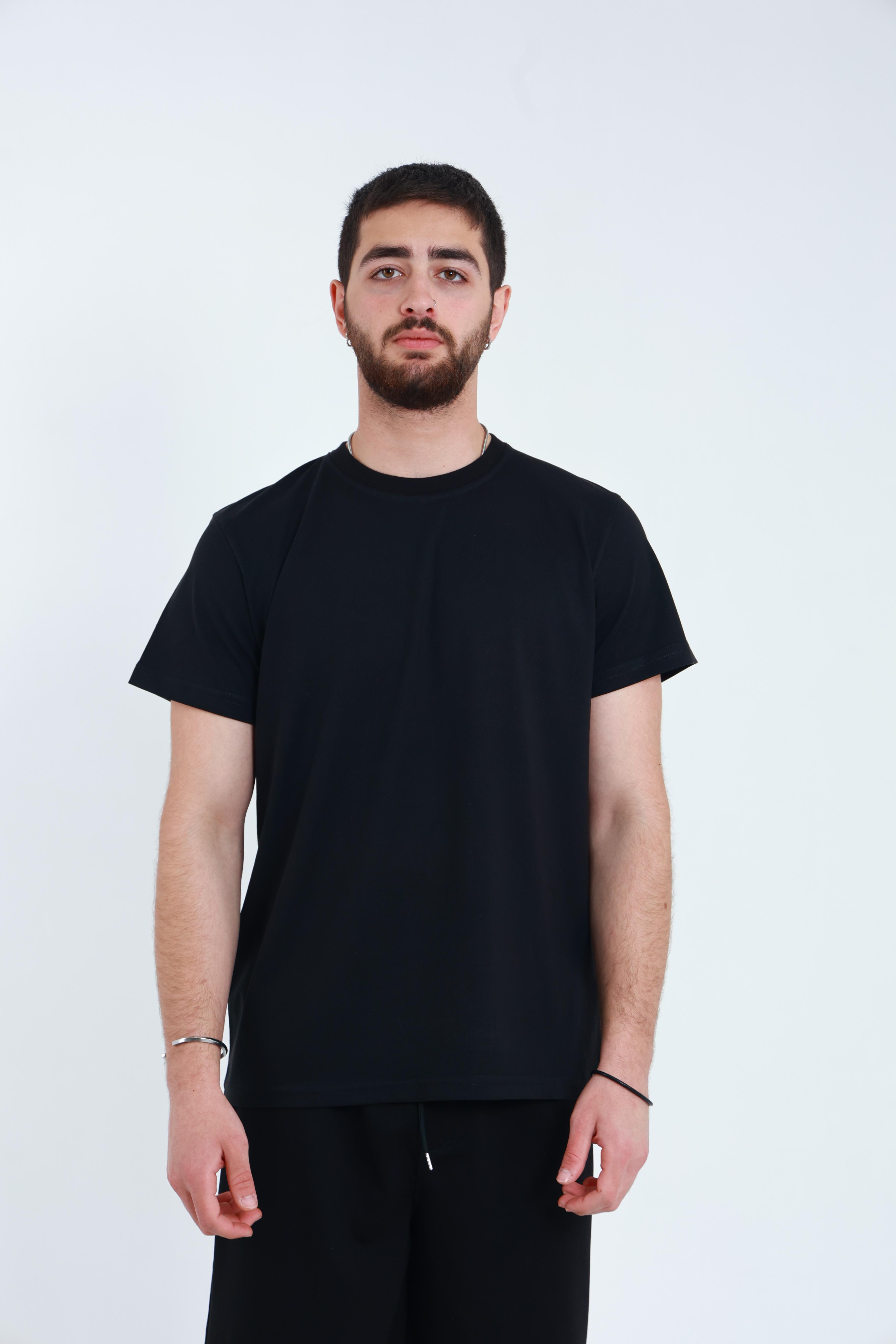 Şort T-Shirt Takım Siyah