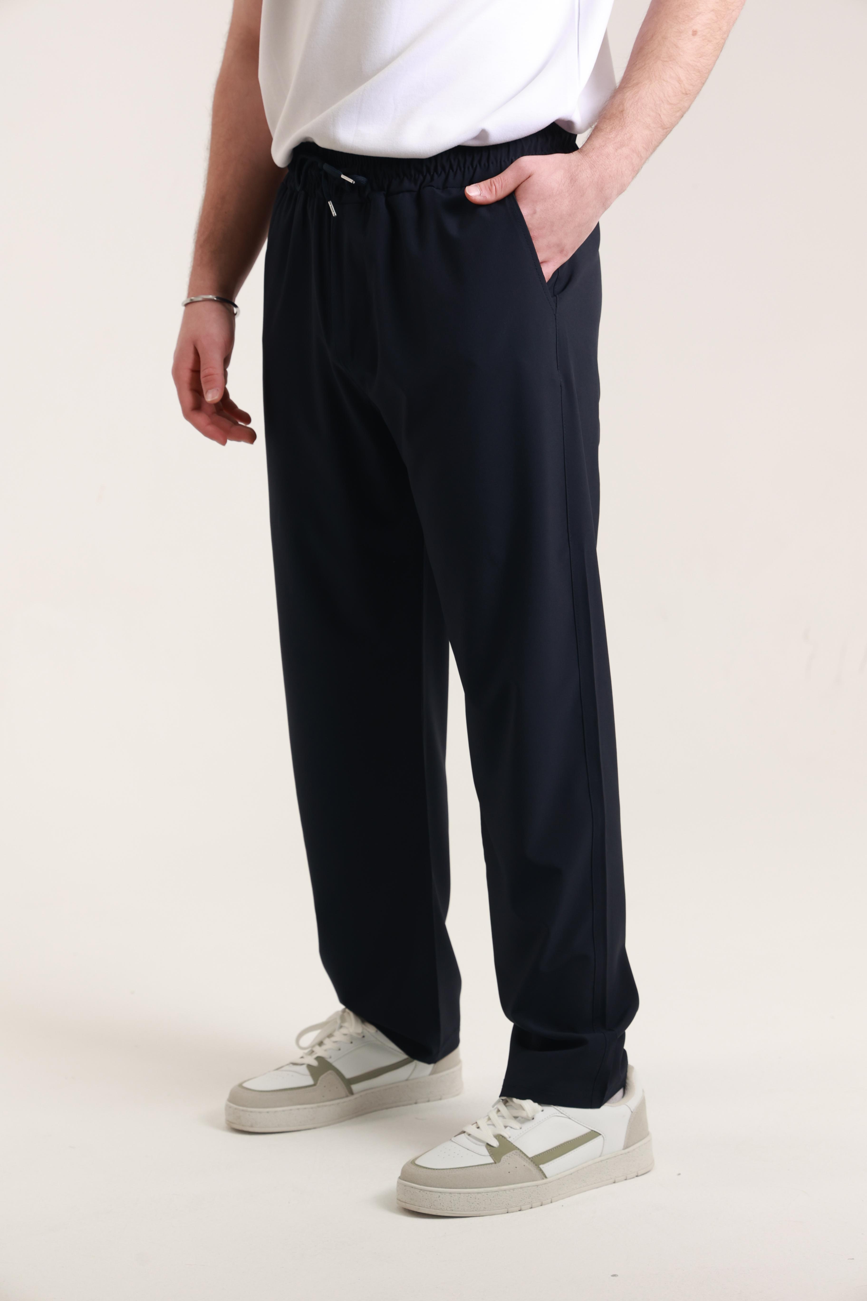 Paraşüt Baggy Eşofman Lacivert