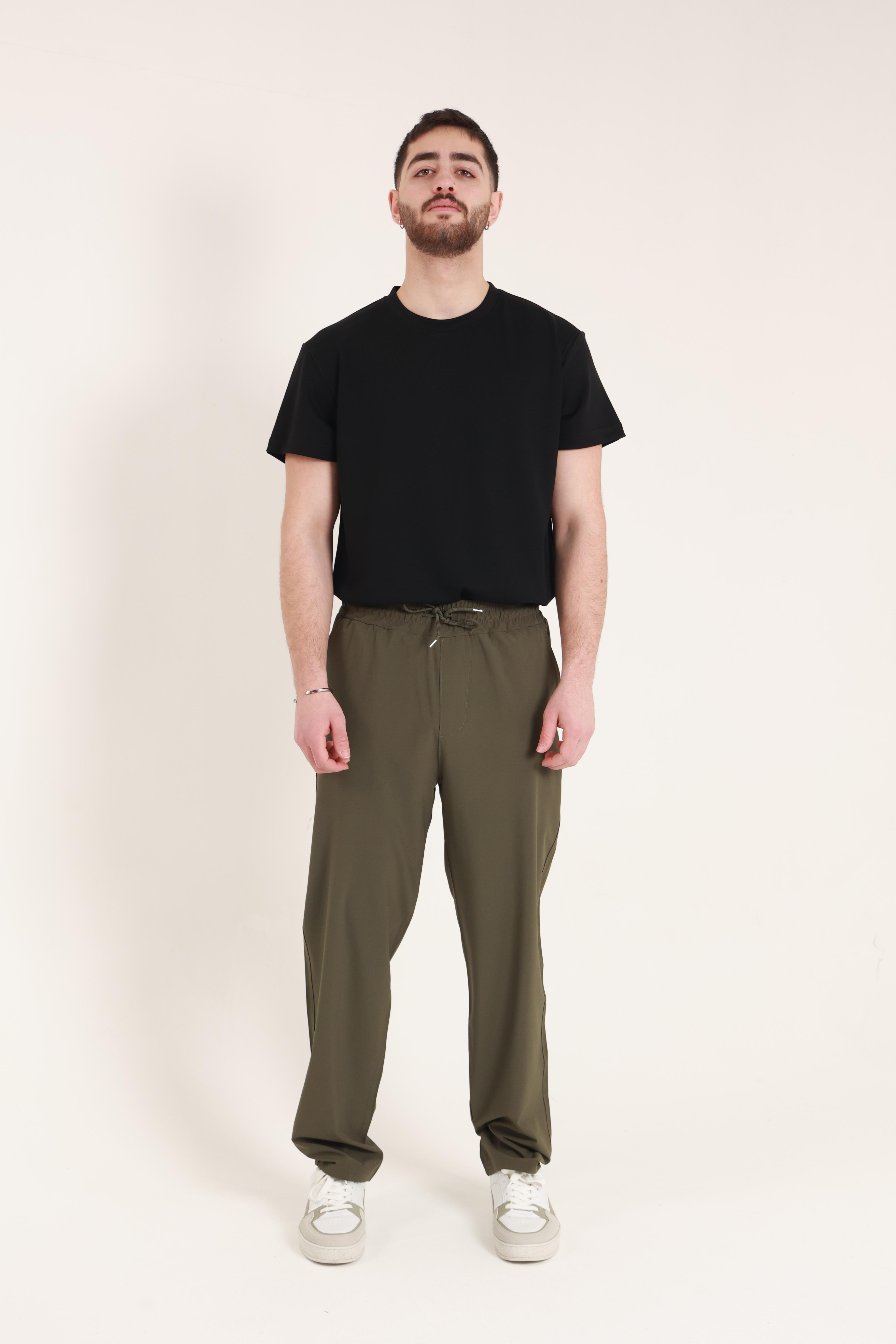 Paraşüt Baggy Eşofman Haki