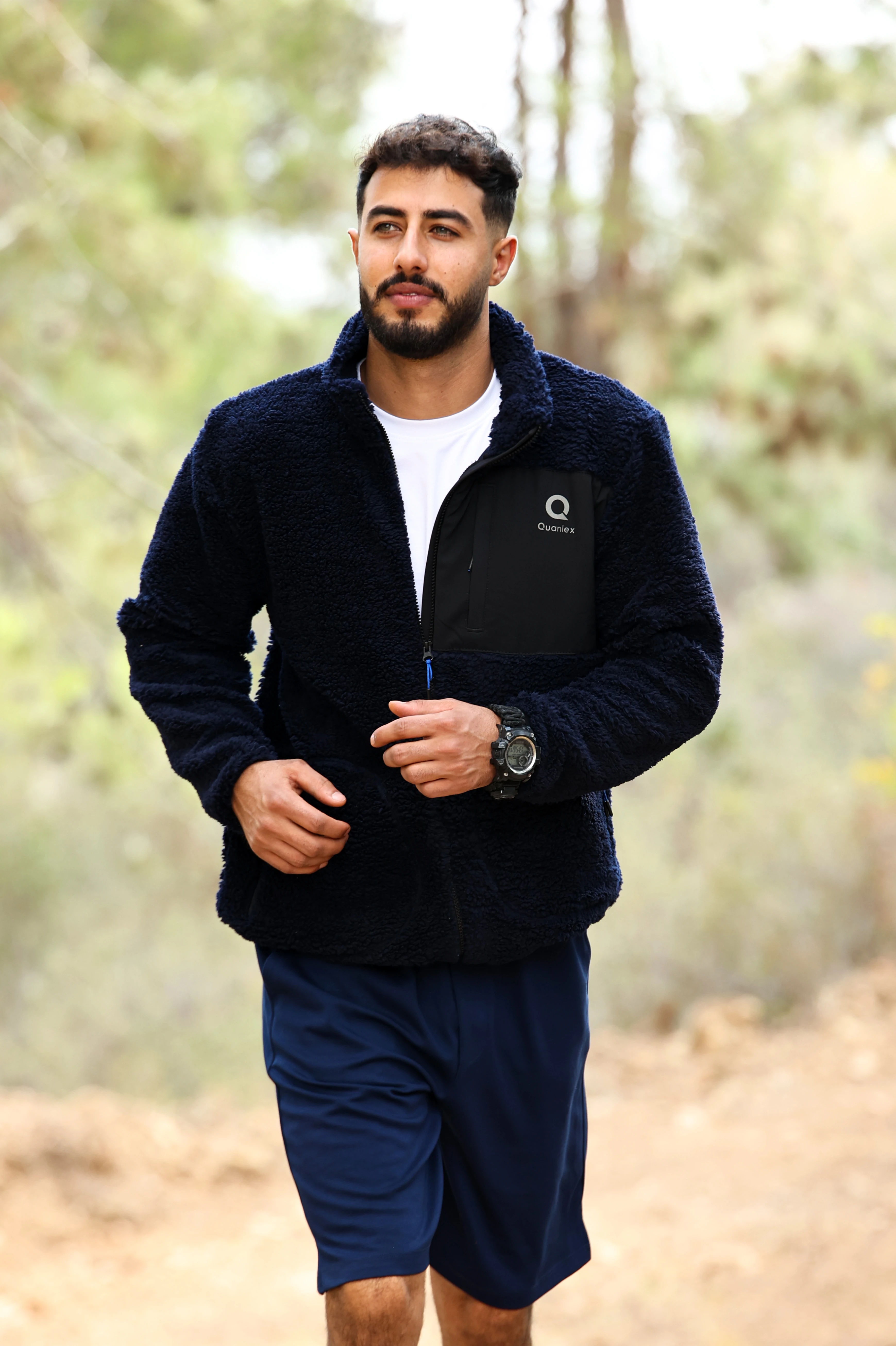 Lacivert Kuzu Welsoft Polar Ceket