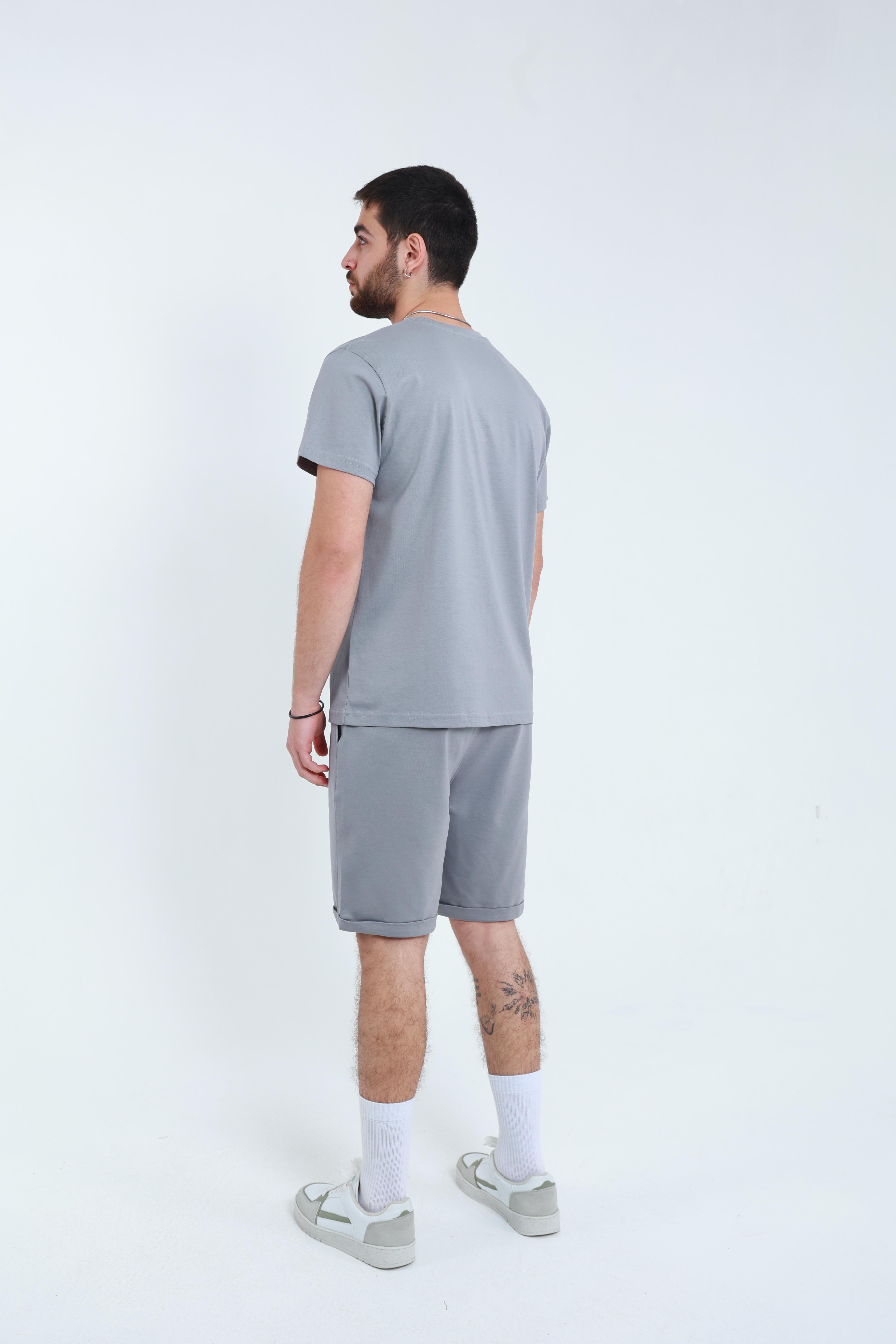 Şort T-Shirt Takım Gri