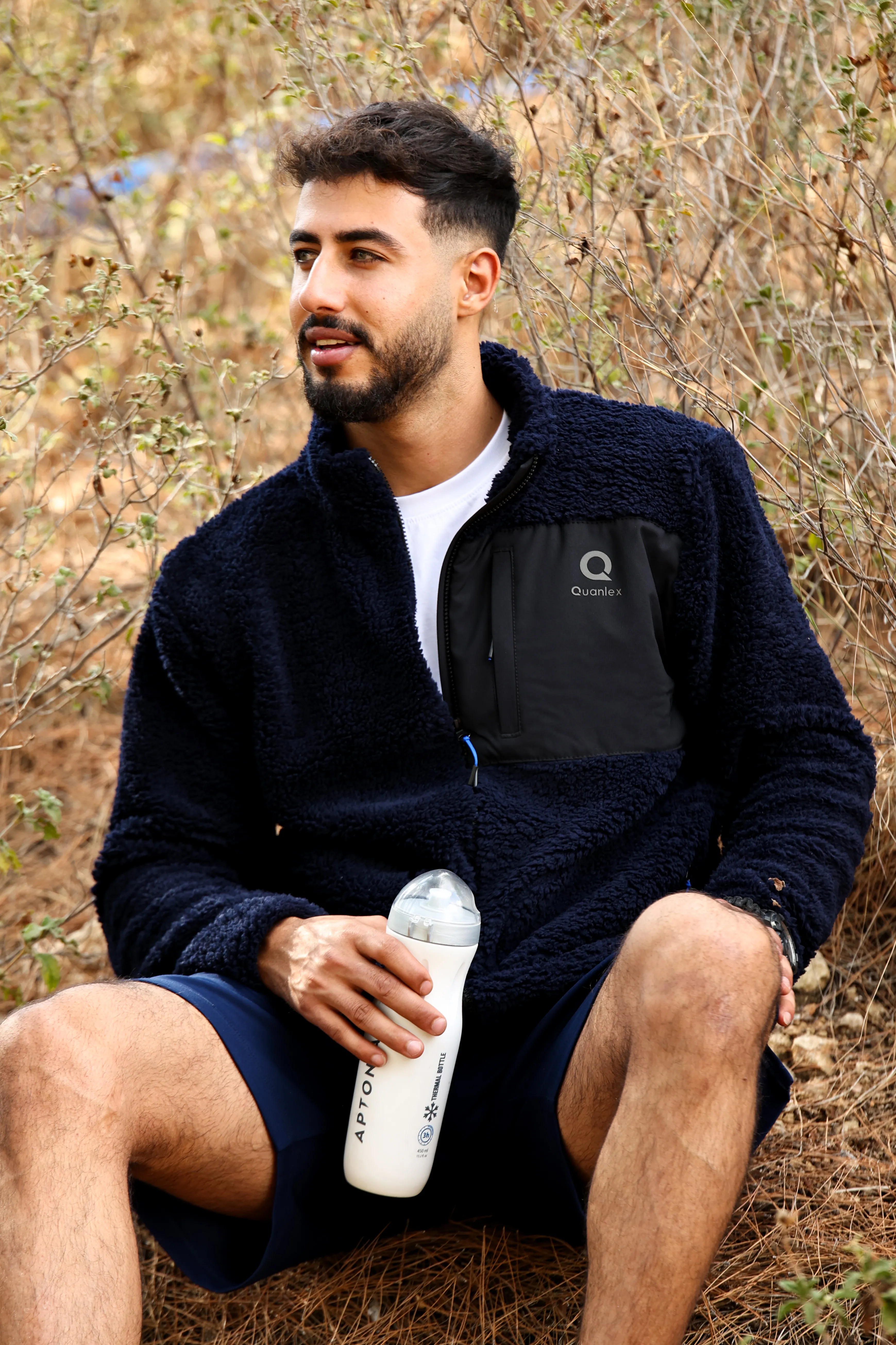 Lacivert Kuzu Welsoft Polar Ceket