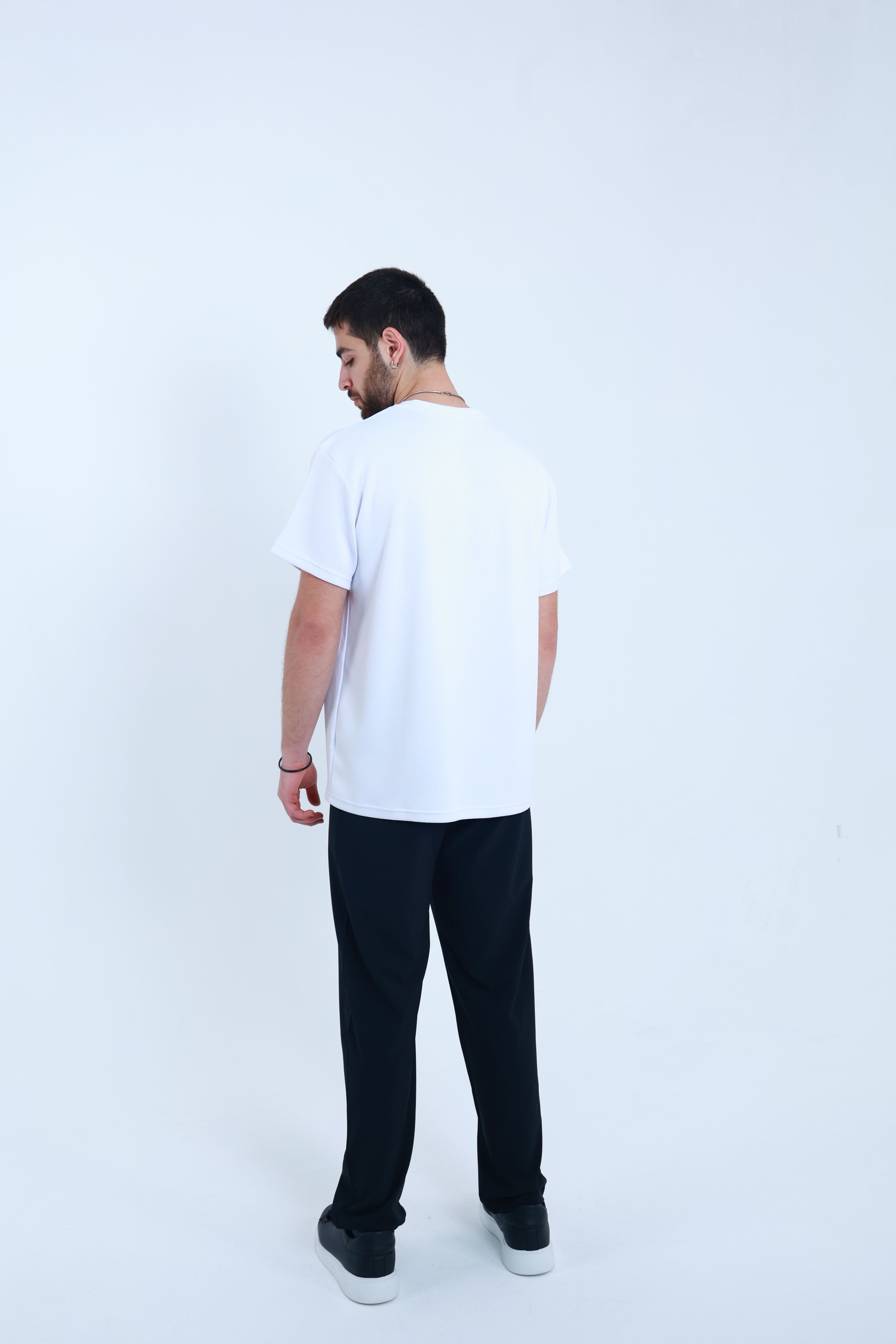 Modal Regular T-Shirt Beyaz