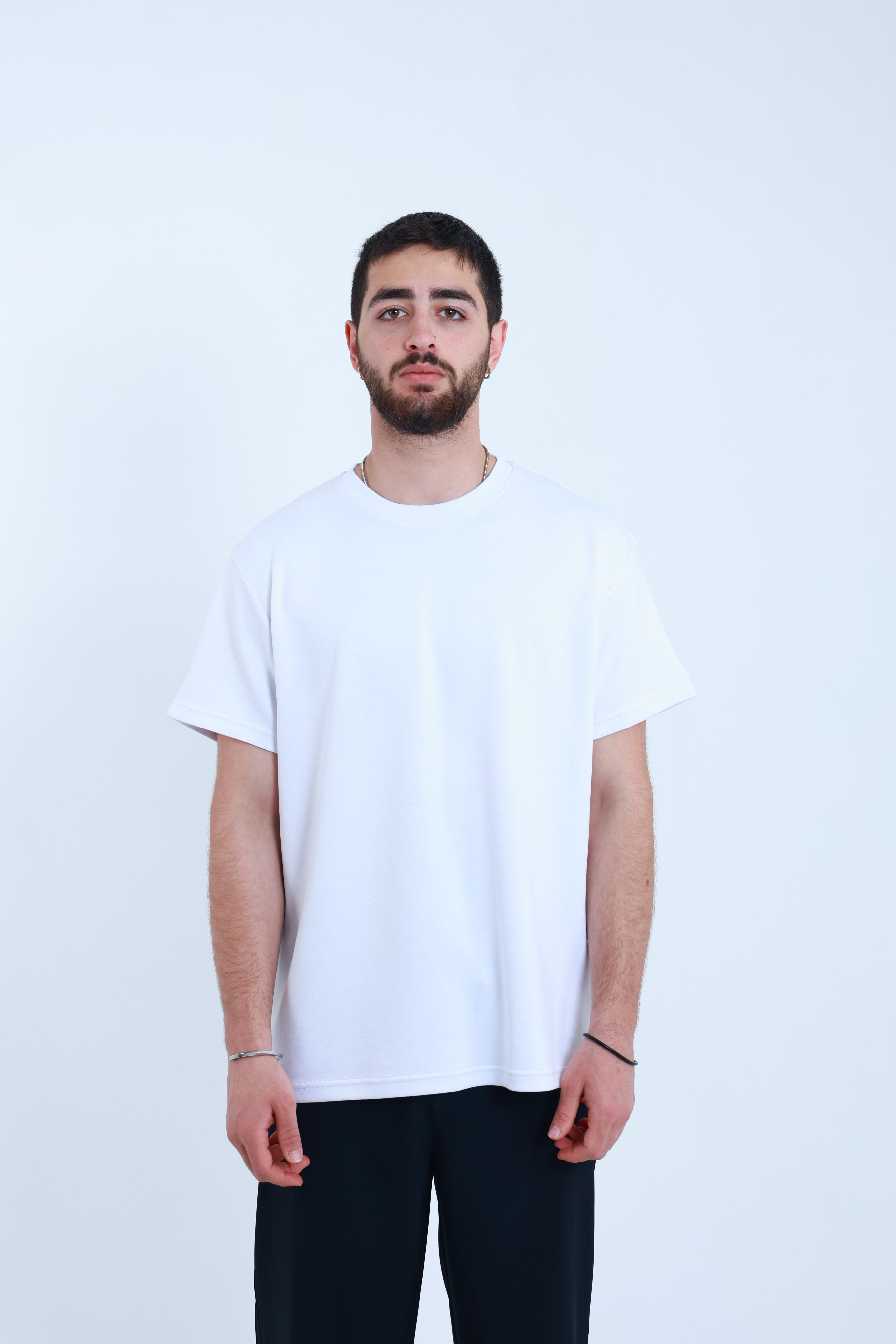 Modal Regular T-Shirt Beyaz