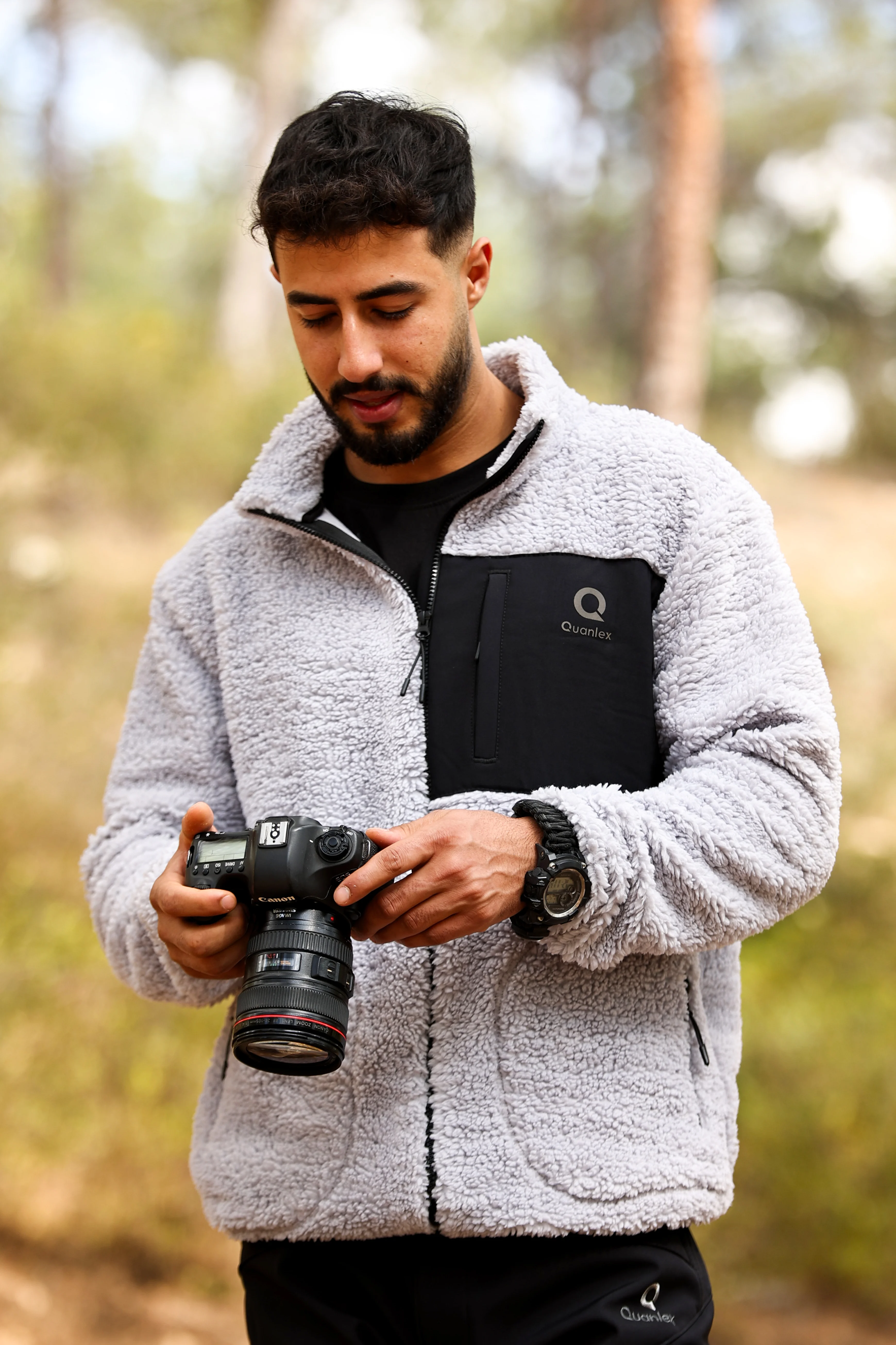 Gri Kuzu Welsoft Polar Ceket