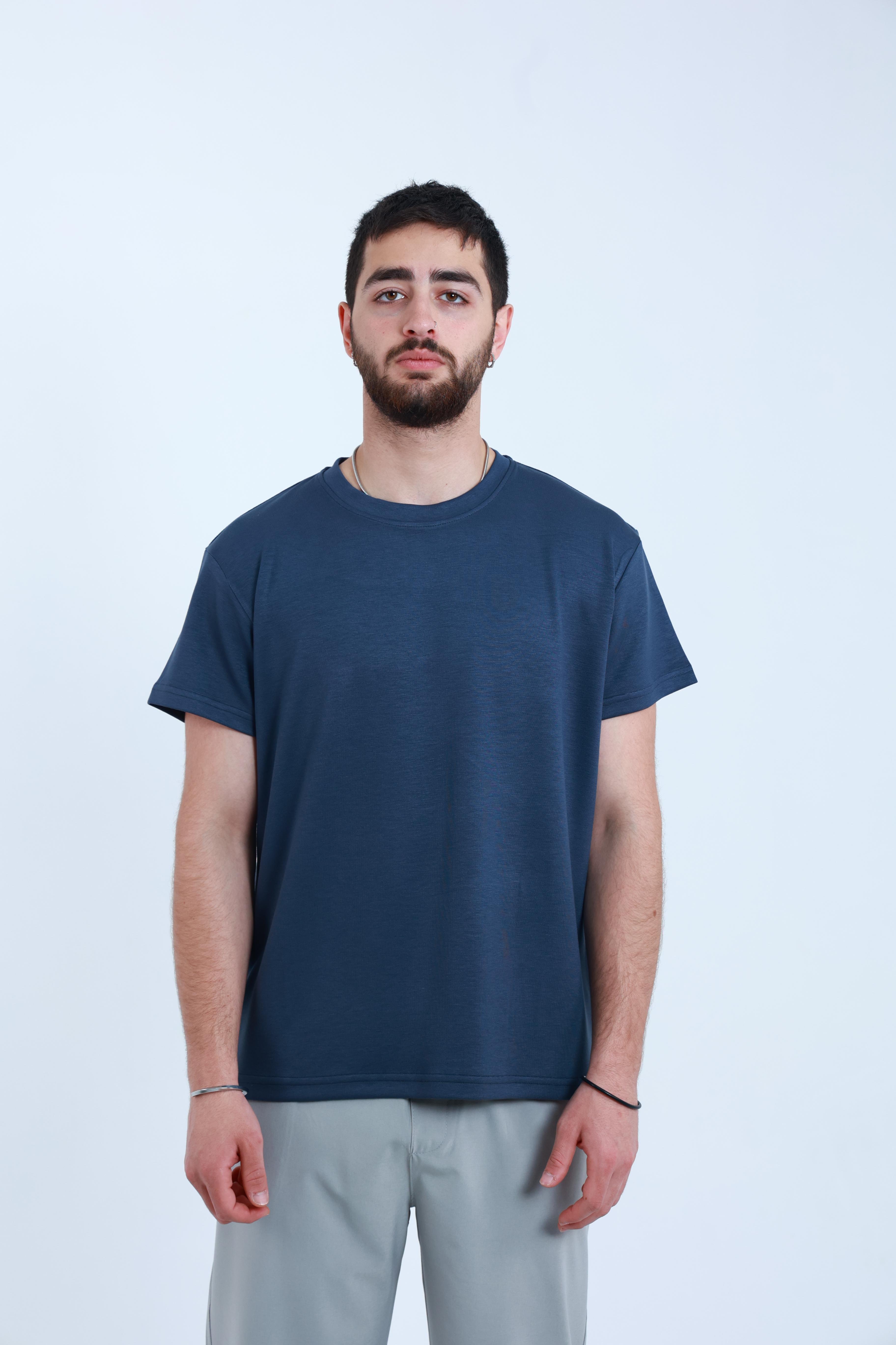 Modal Regular T-Shirt Füme