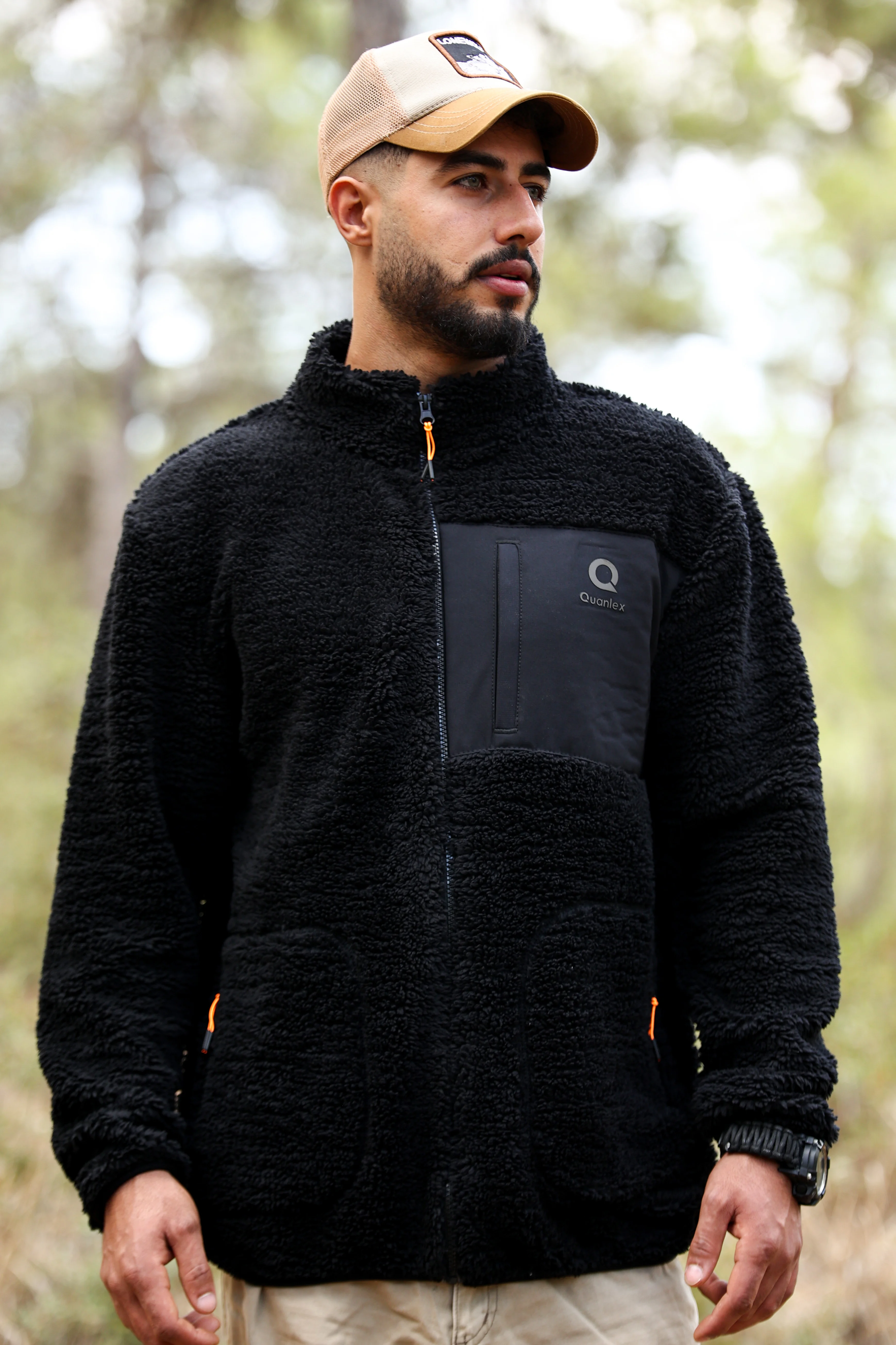 Siyah Kuzu Welsoft Polar Ceket