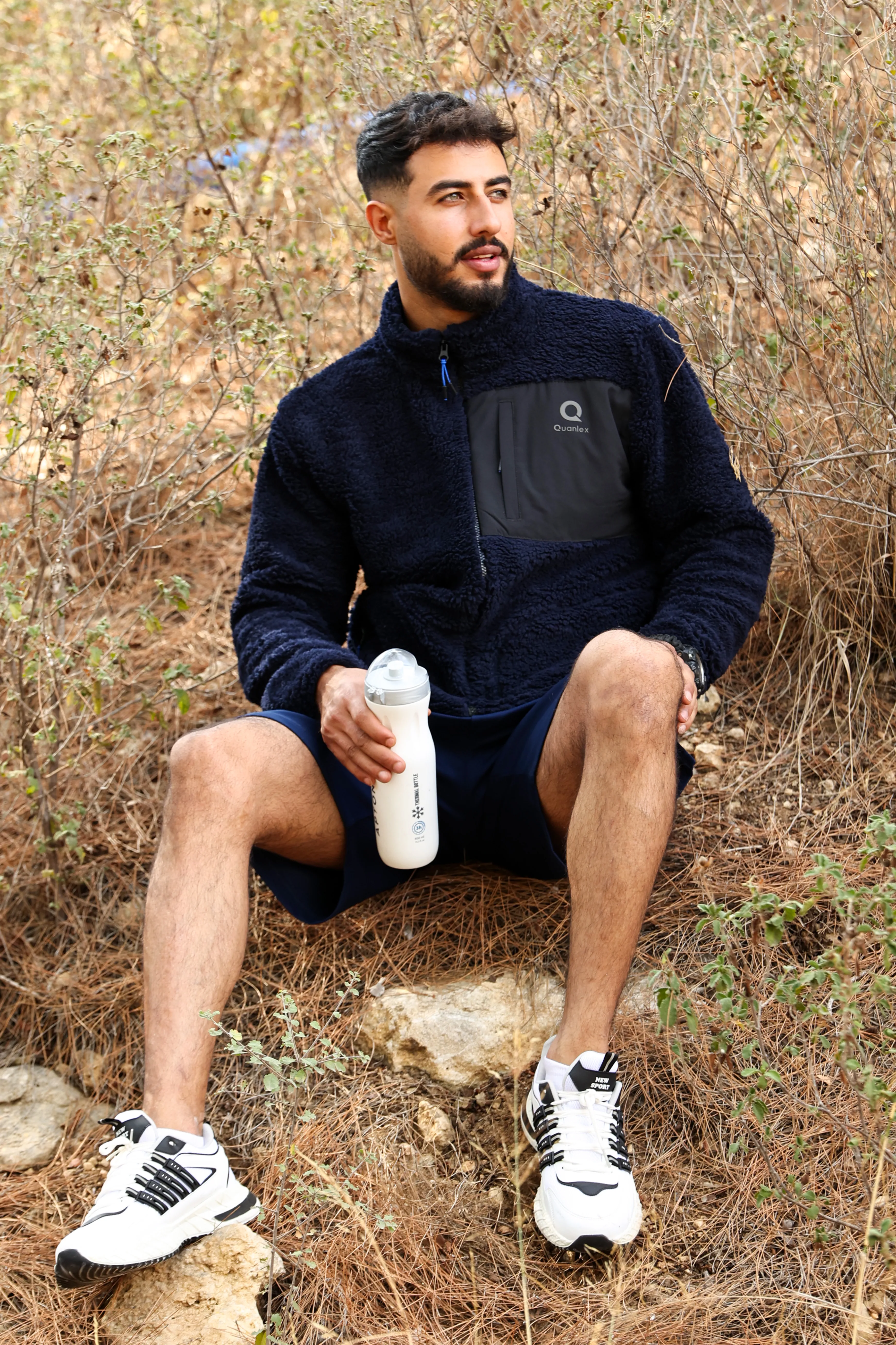 Lacivert Kuzu Welsoft Polar Ceket