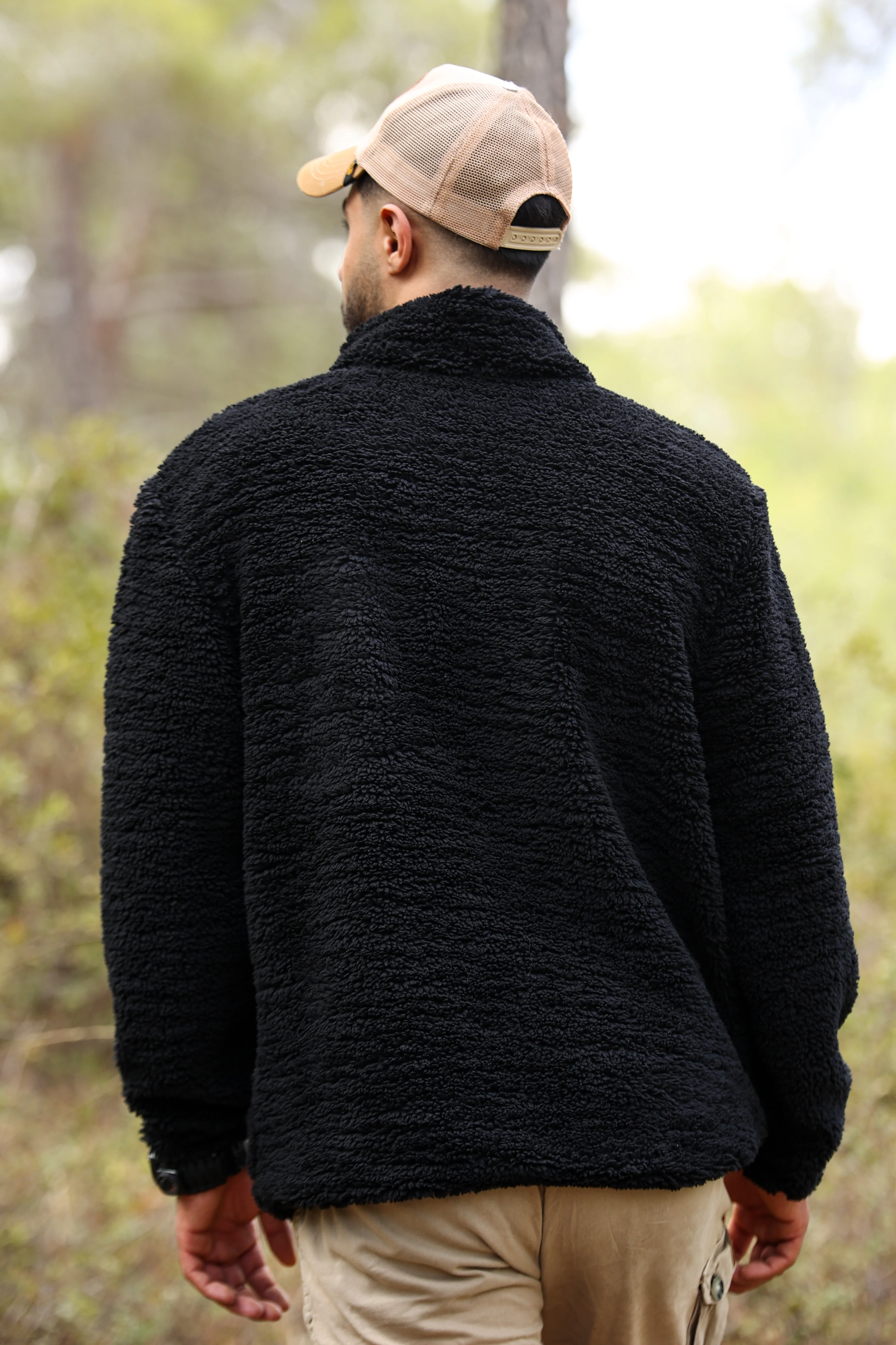 Siyah Kuzu Welsoft Polar Ceket