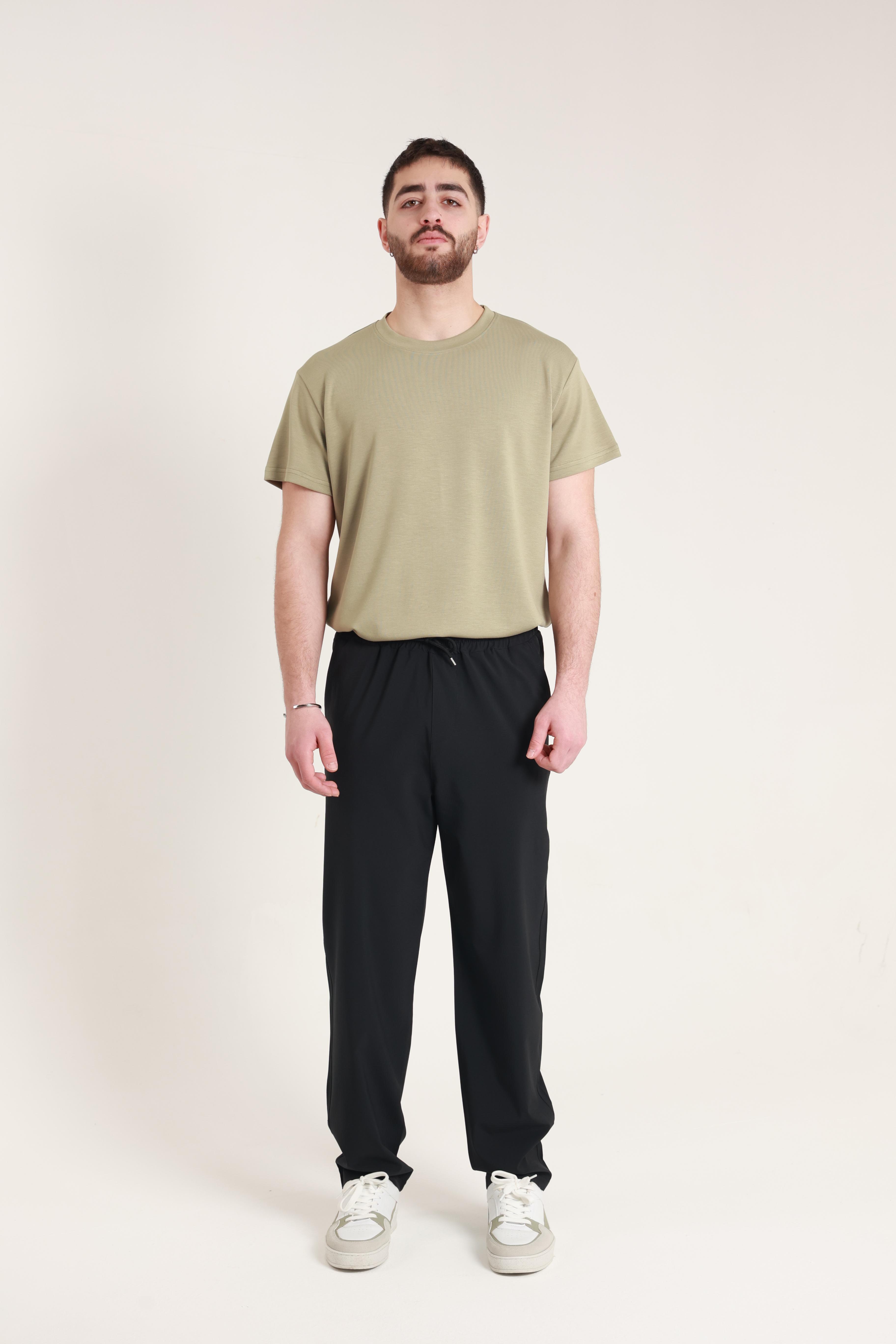 Paraşüt Baggy Eşofman Siyah