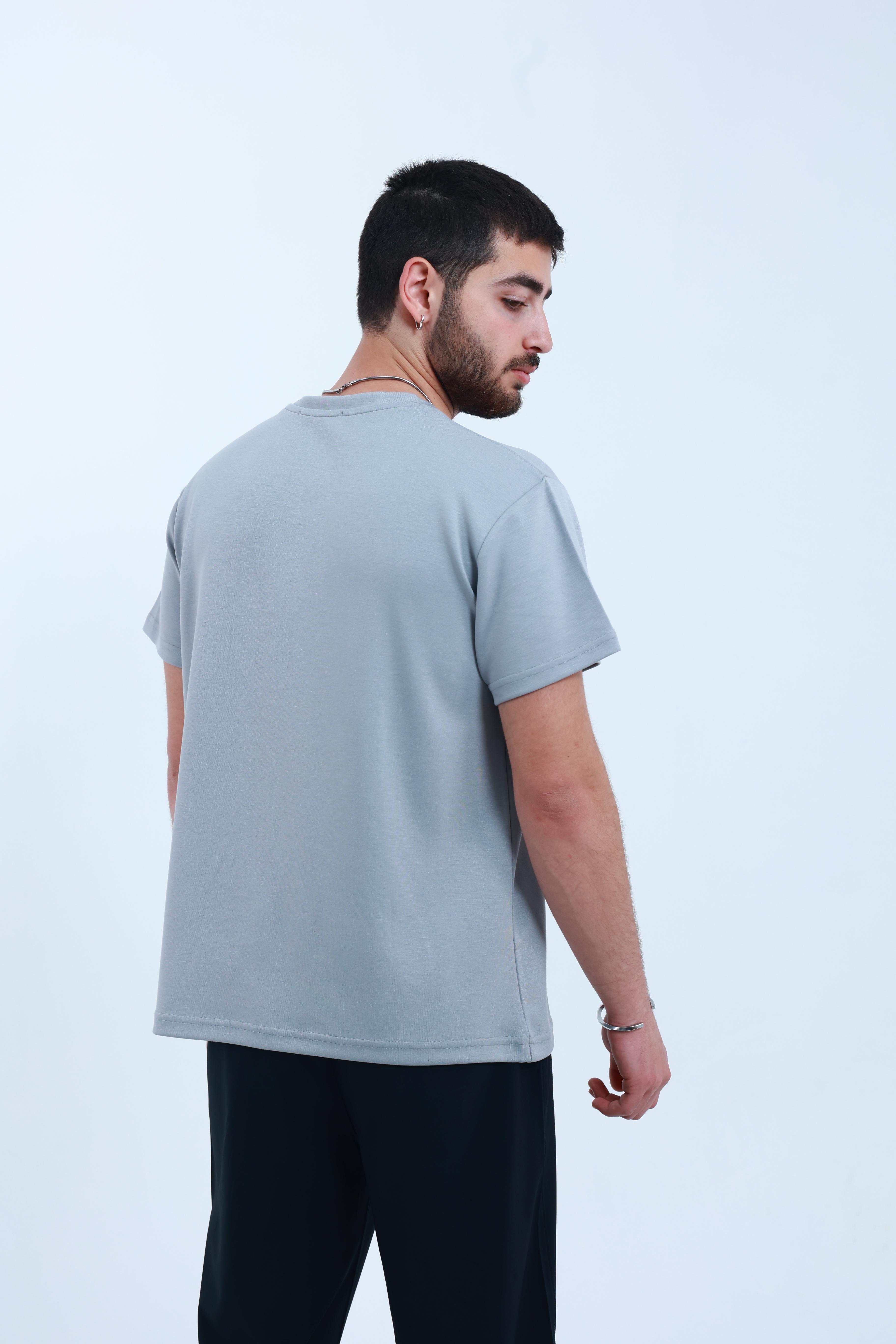 Modal Regular T-Shirt Gri
