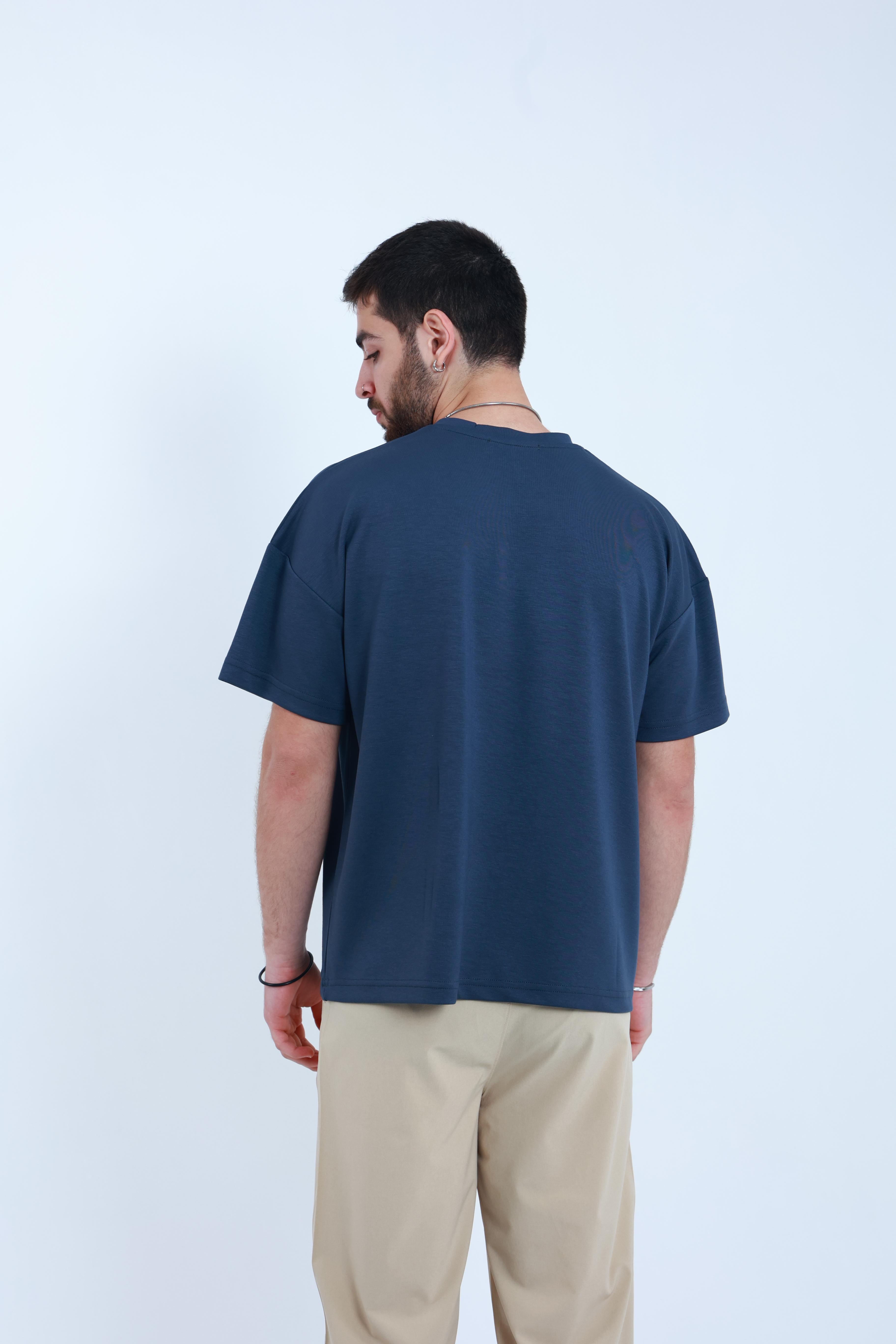 Modal Oversized T-Shirt Füme
