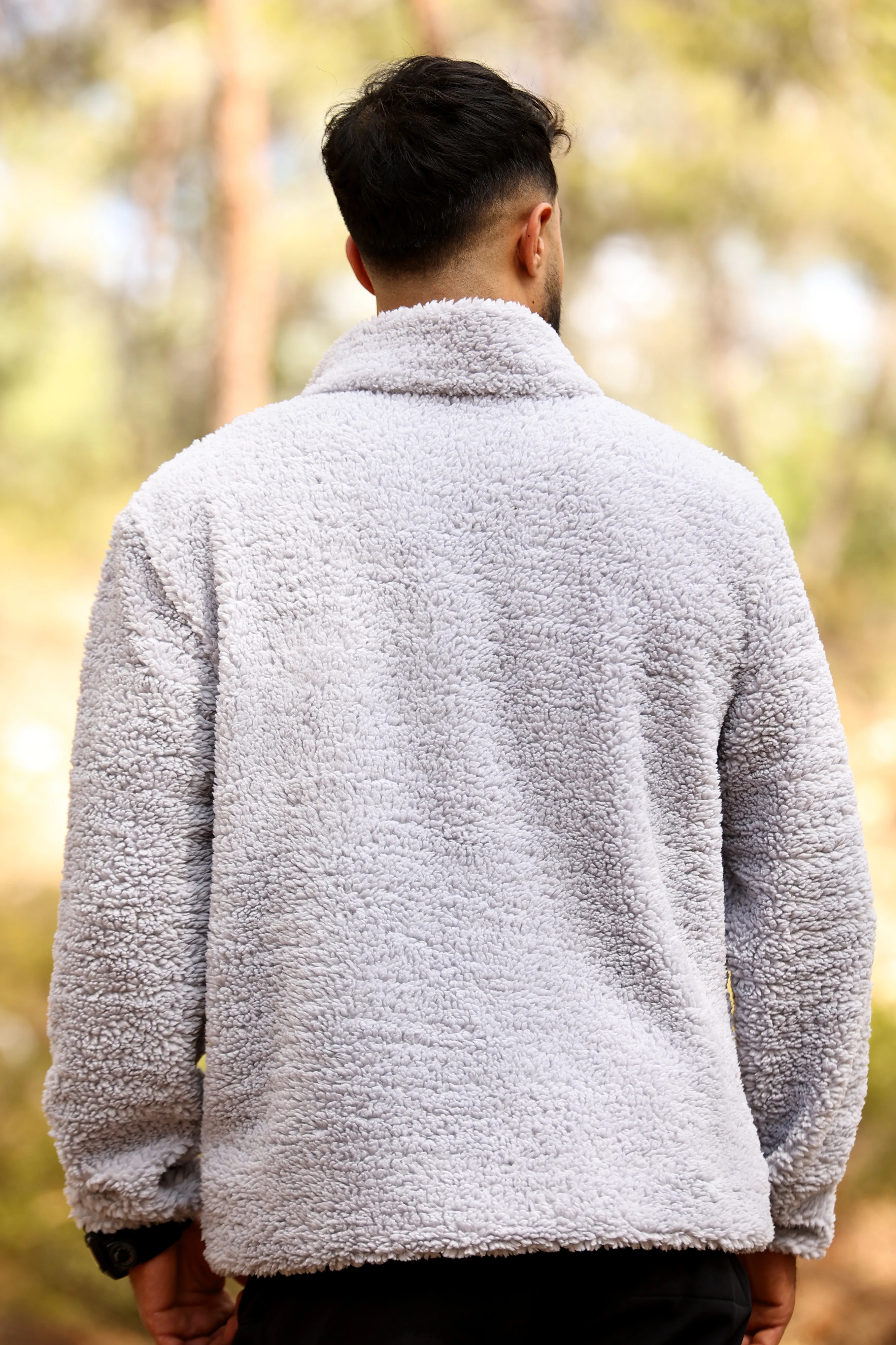 Gri Kuzu Welsoft Polar Ceket