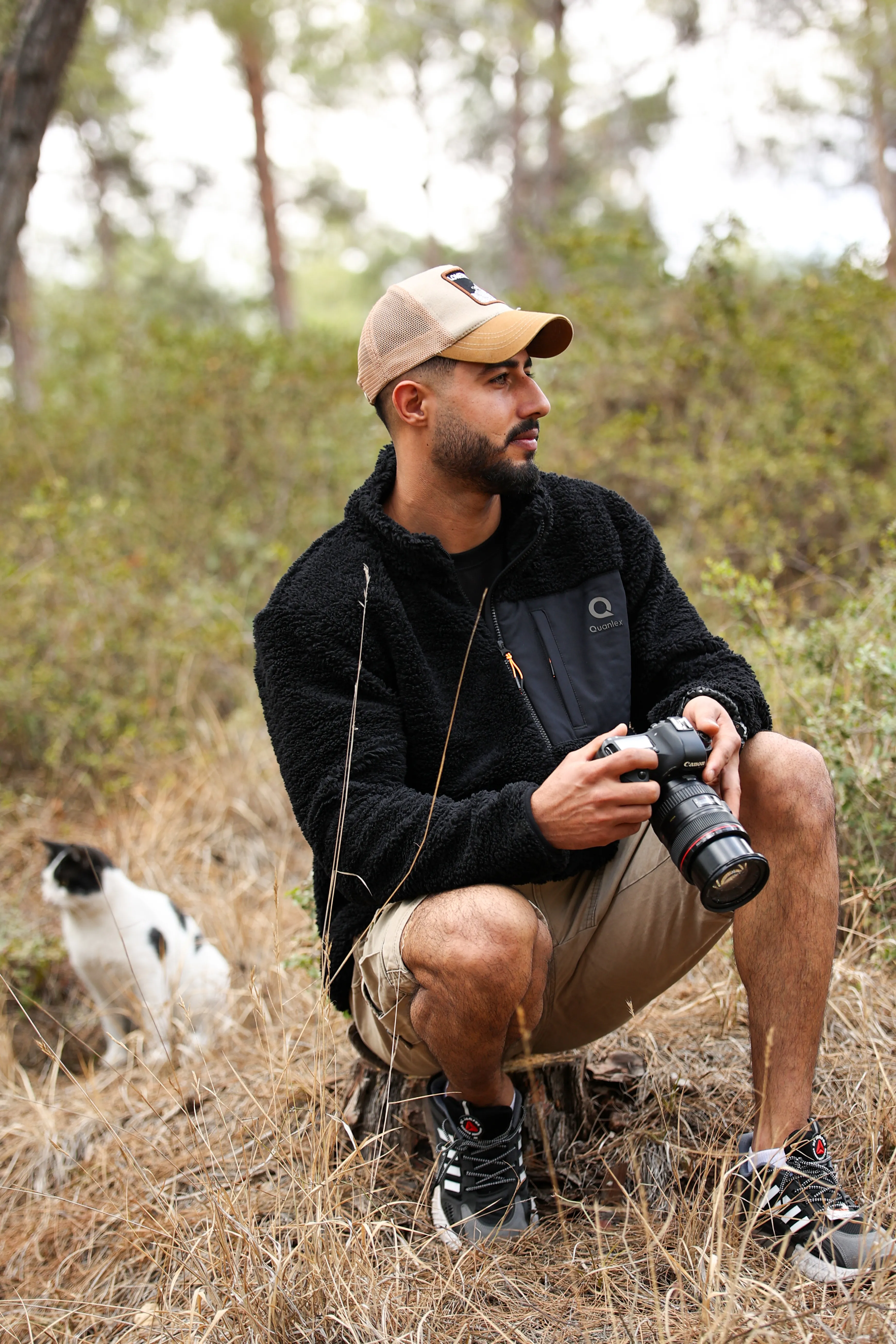 Siyah Kuzu Welsoft Polar Ceket